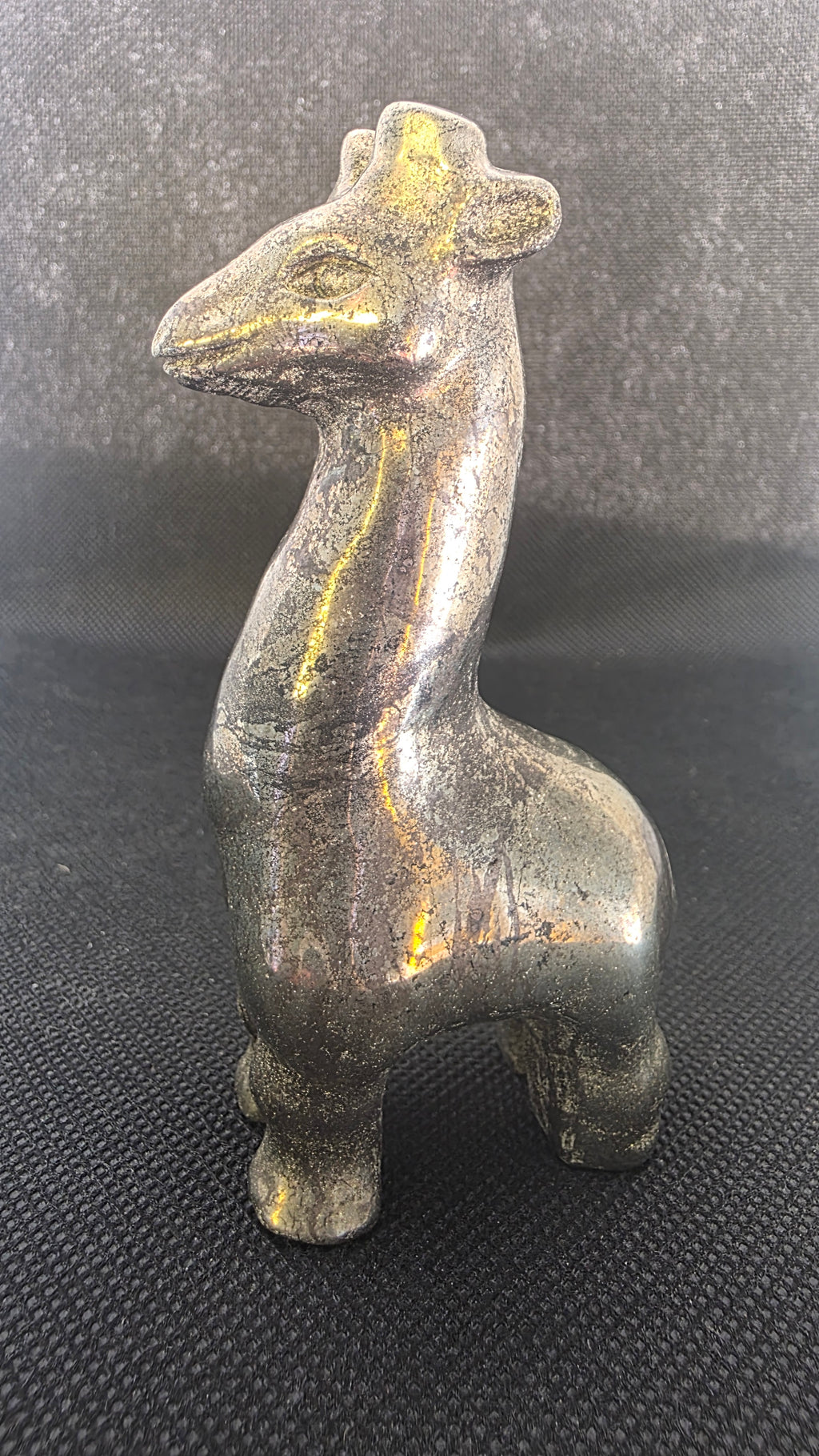 Hand-Carved Crystal Giraffes – Natural Gemstone Animal Totem