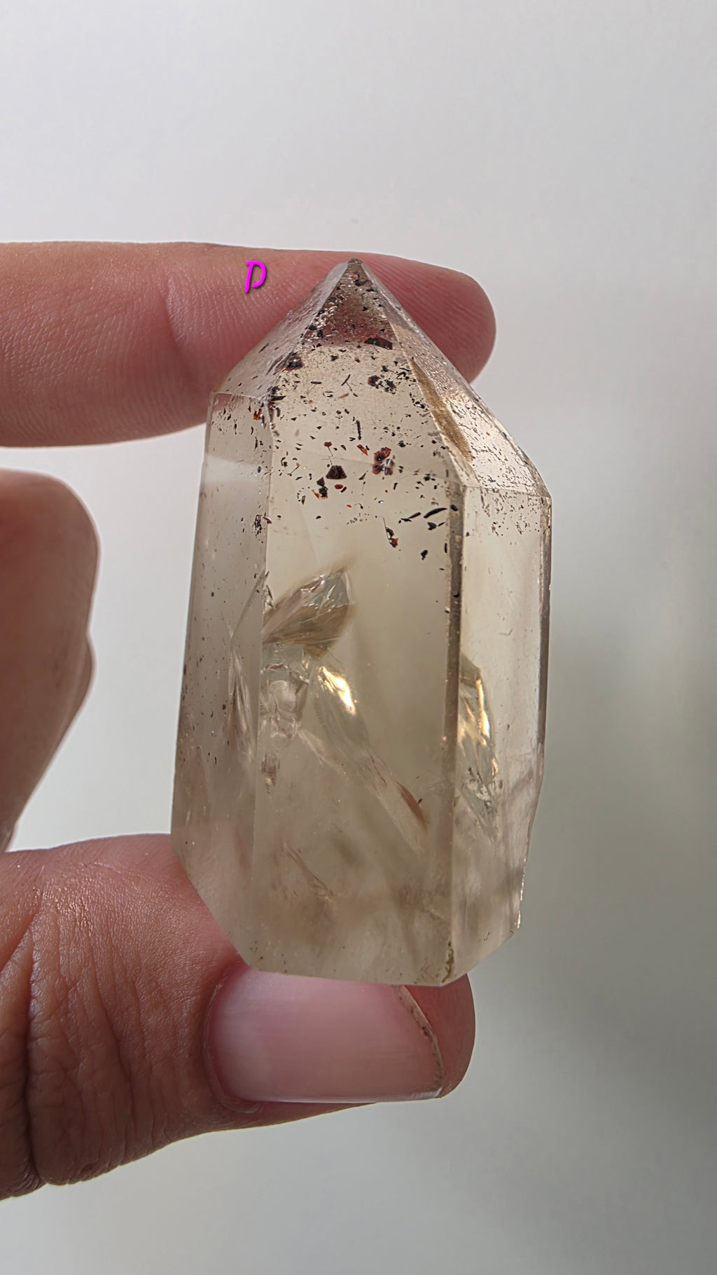 Polished natural citrine small points