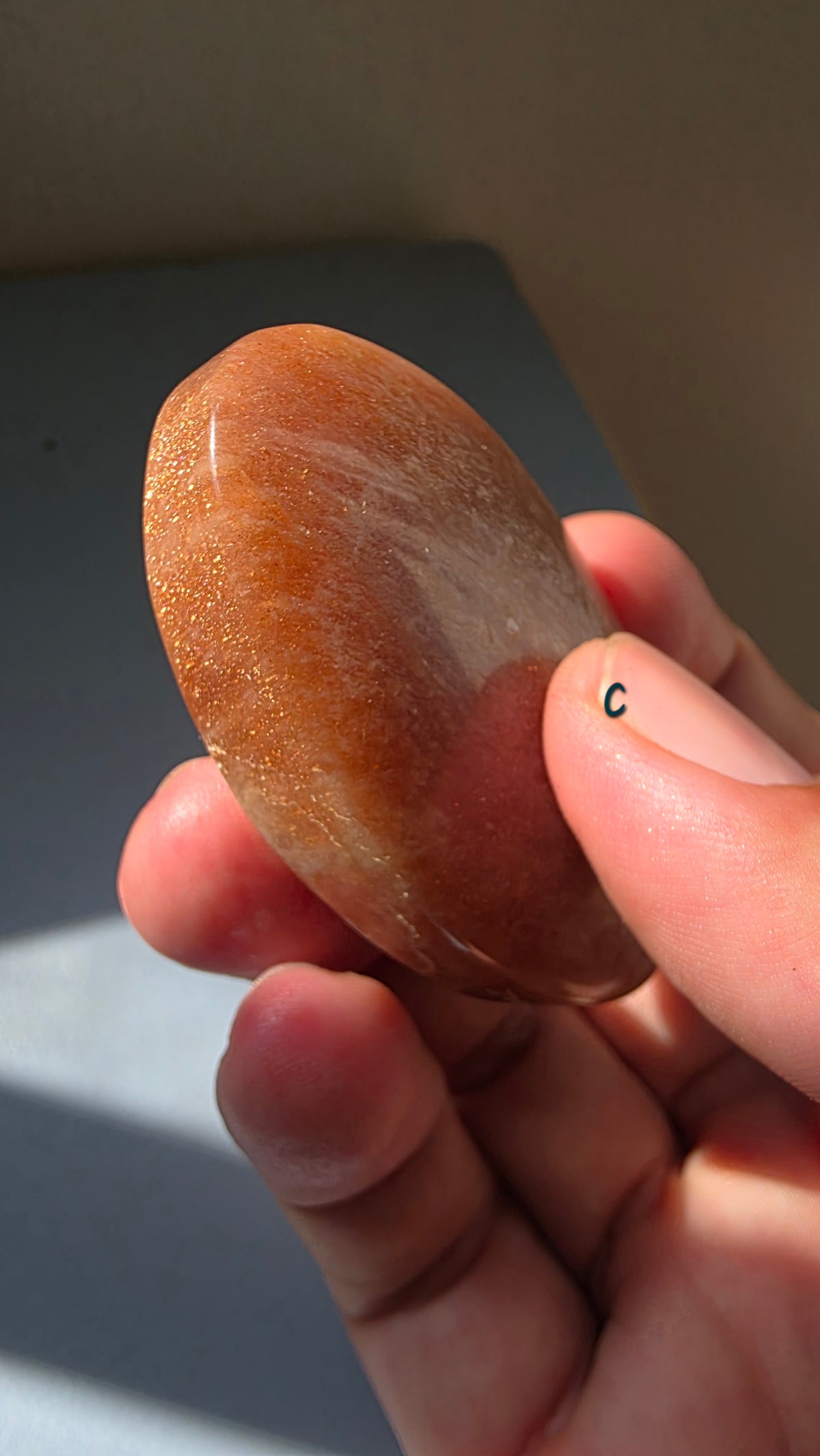 Sunstone Palm Stones - Polished Really Good Quality