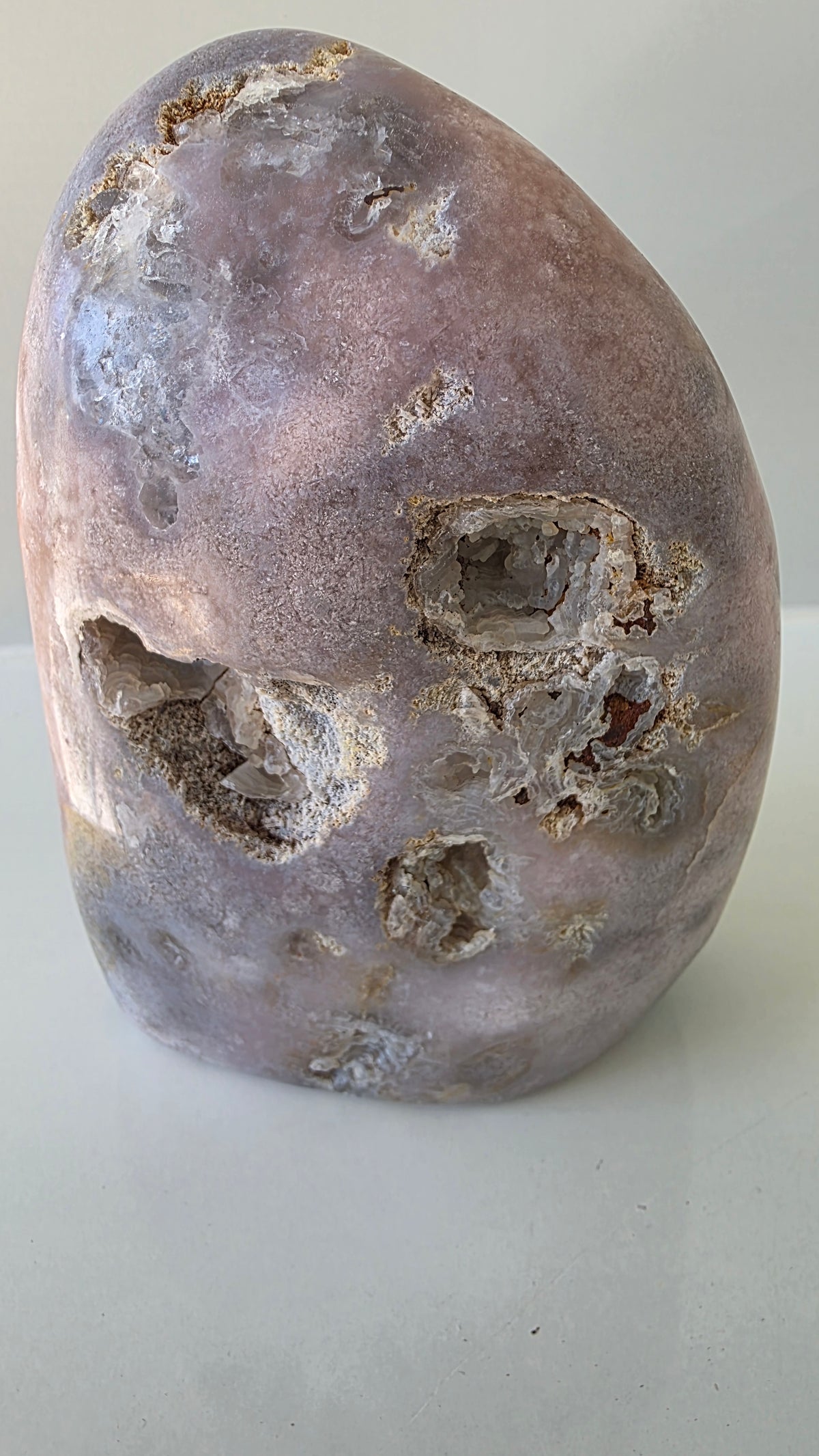 Premium Brazilian Pink Amethyst Cut-Base Geode | 1.5kg Statement Crystal
