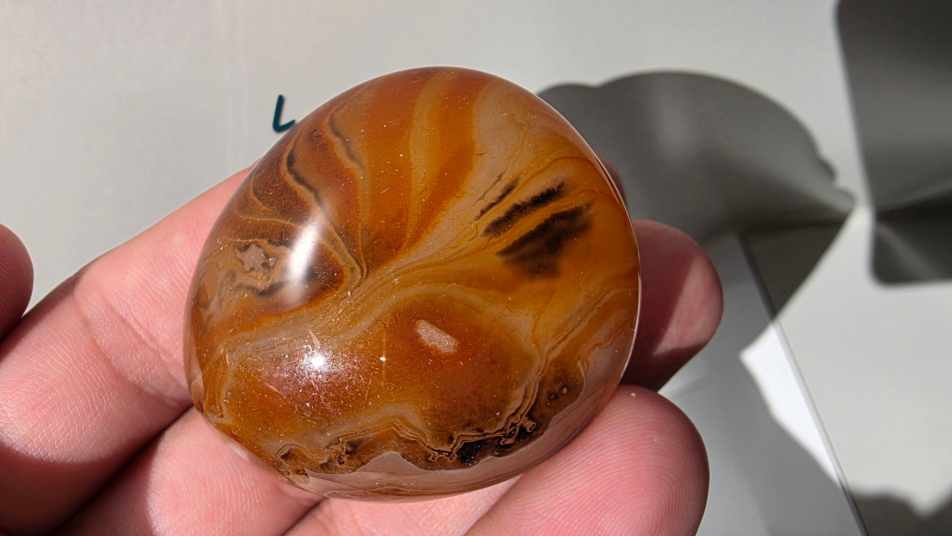 Sardonyx Palm Stones