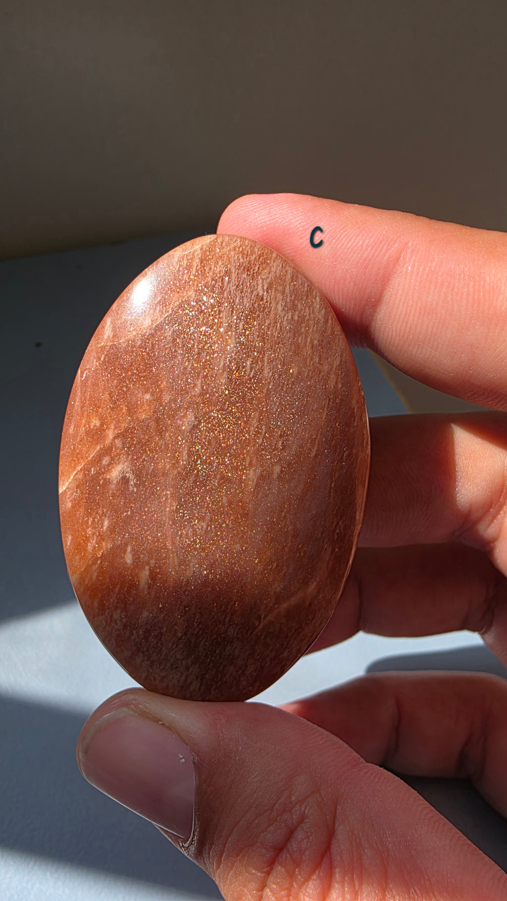 Sunstone Palm Stones - Polished Really Good Quality