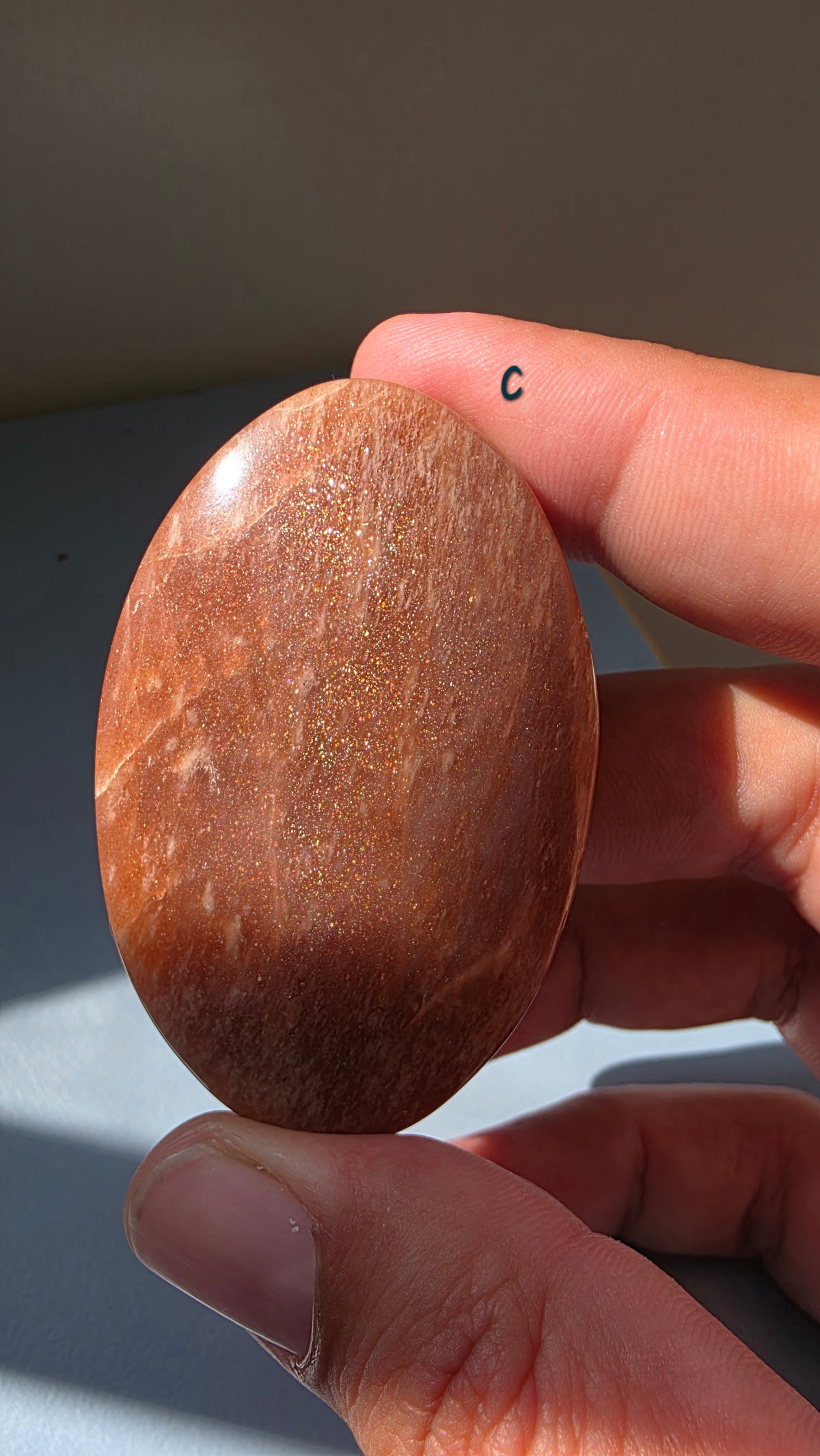 Sunstone Palm Stones - Polished Really Good Quality