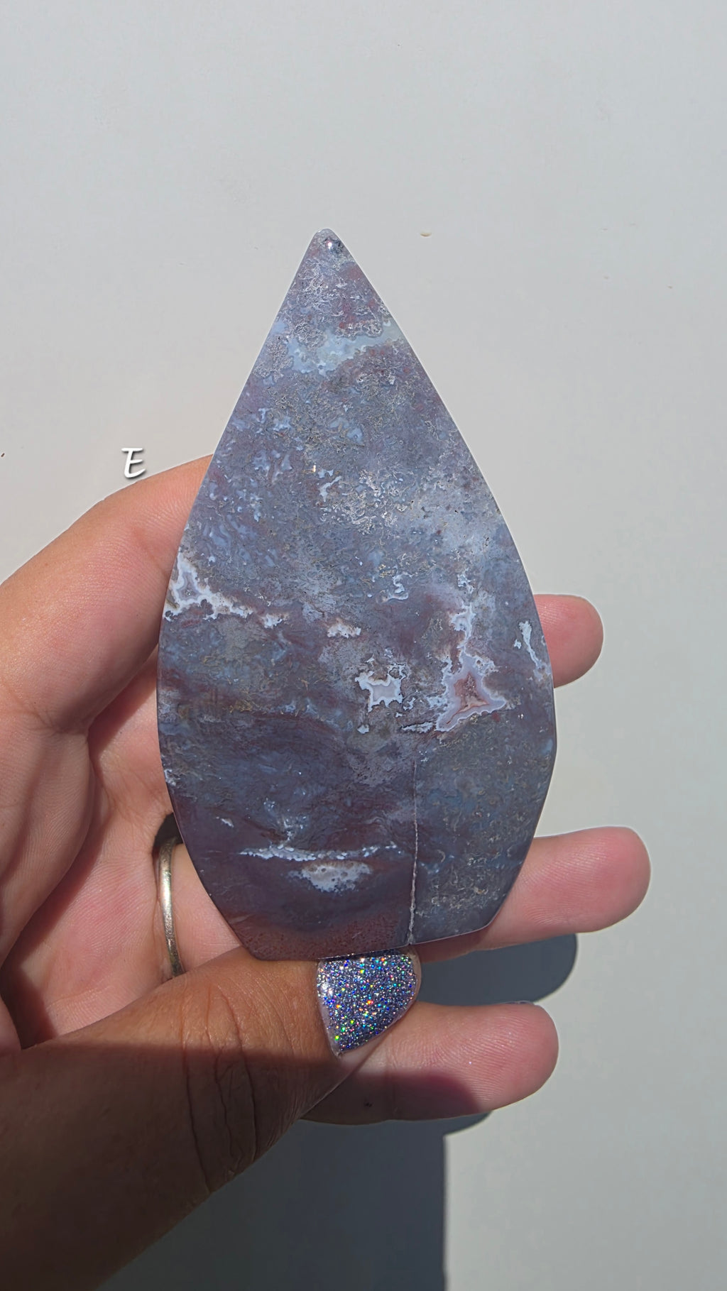 Natural Ocean Jasper Tear-drop Carving – Hand-Selected Pieces (small)