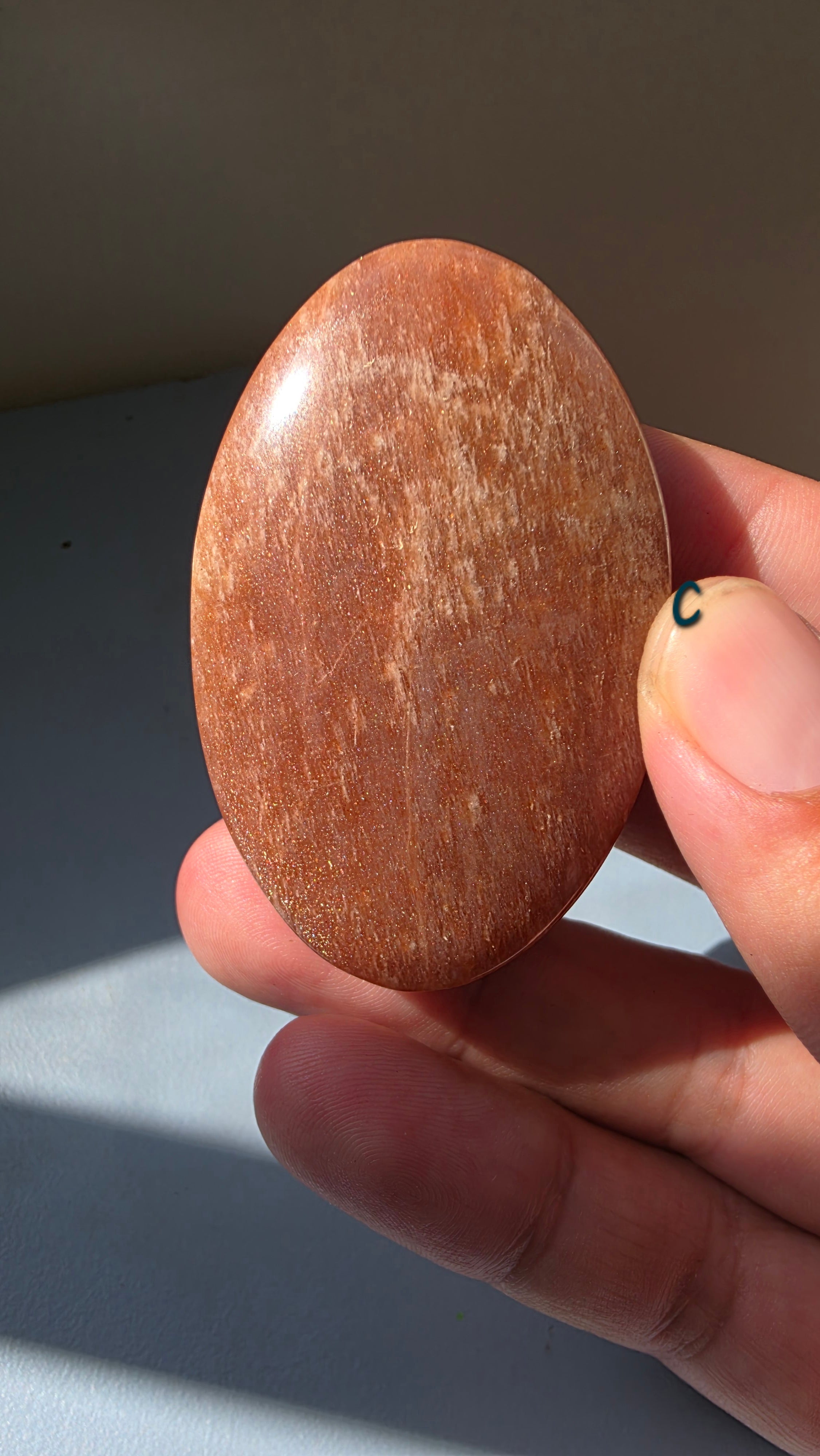 Sunstone Palm Stones - Polished Really Good Quality