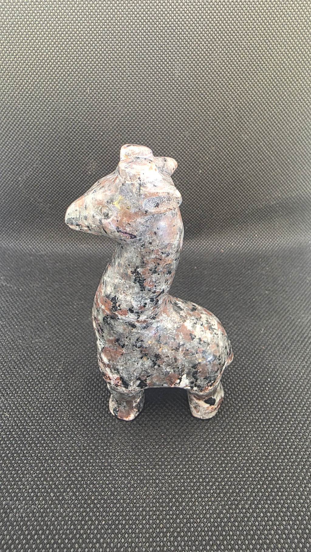 Hand-Carved Crystal Giraffes – Natural Gemstone Animal Totem