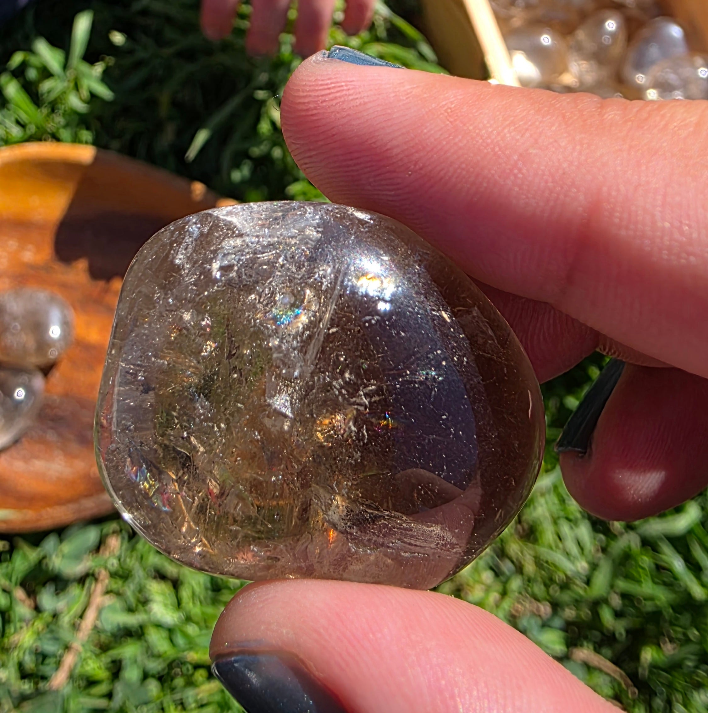 Natural Smokey Quartz Tumblestones (2.5–3.5cm) – Intuitively Chosen