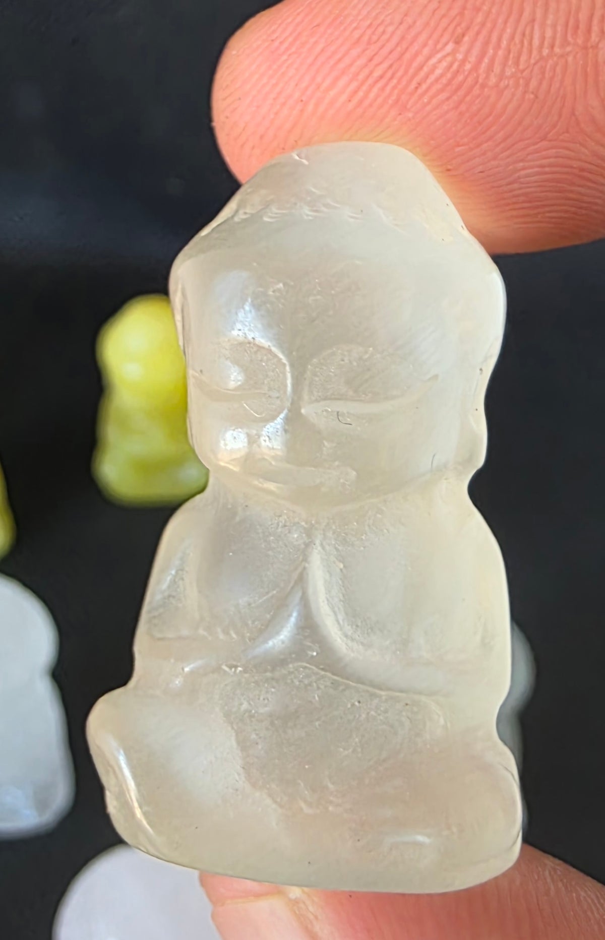 Mini Crystal Baby Buddha Statues (3cm)