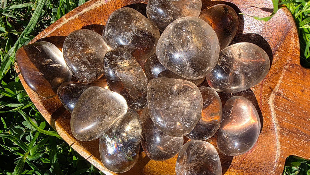 Natural Smokey Quartz Tumblestones (2.5–3.5cm) – Intuitively Chosen