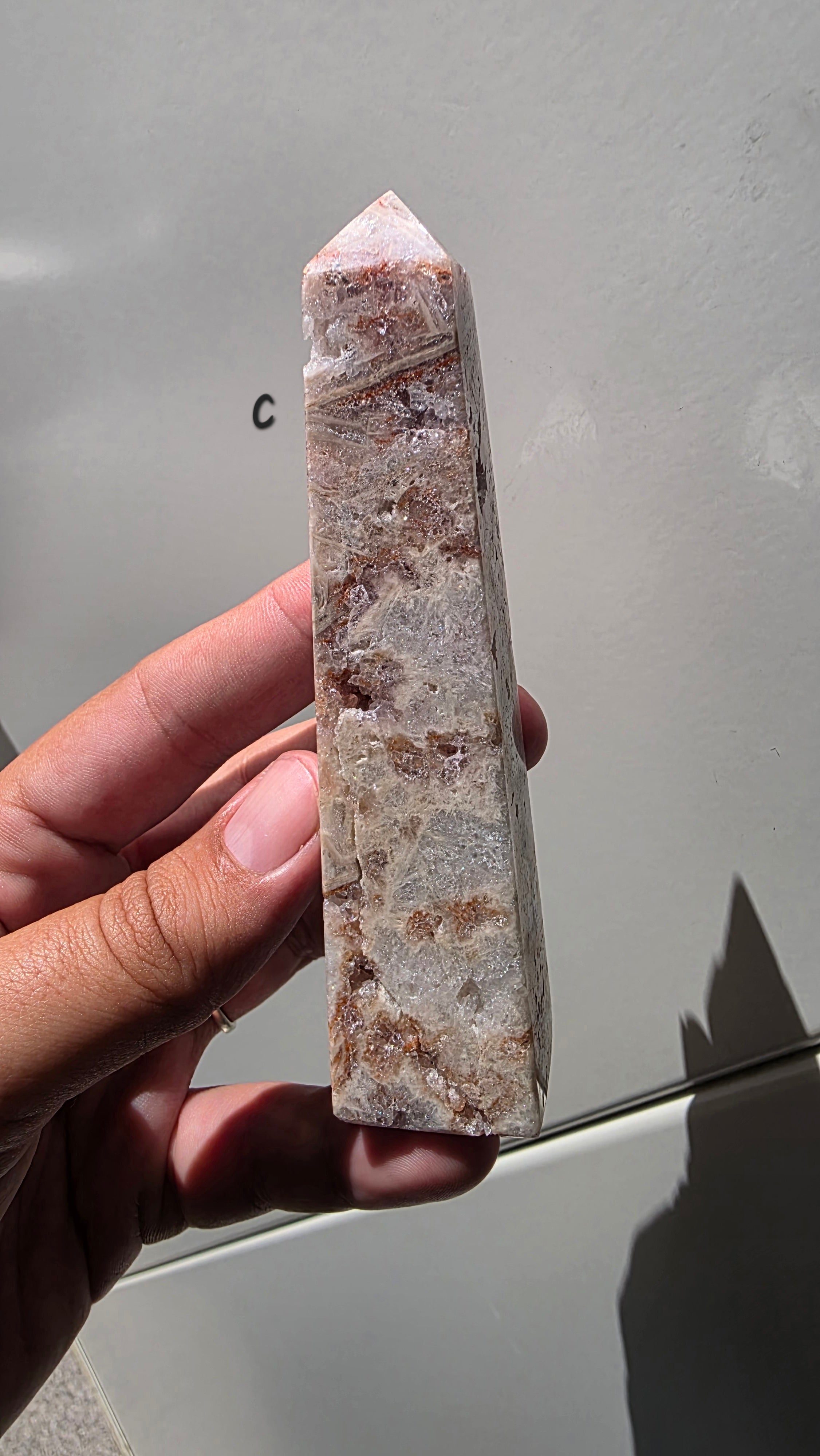 Brazilian Pink Amethyst Druzy Points