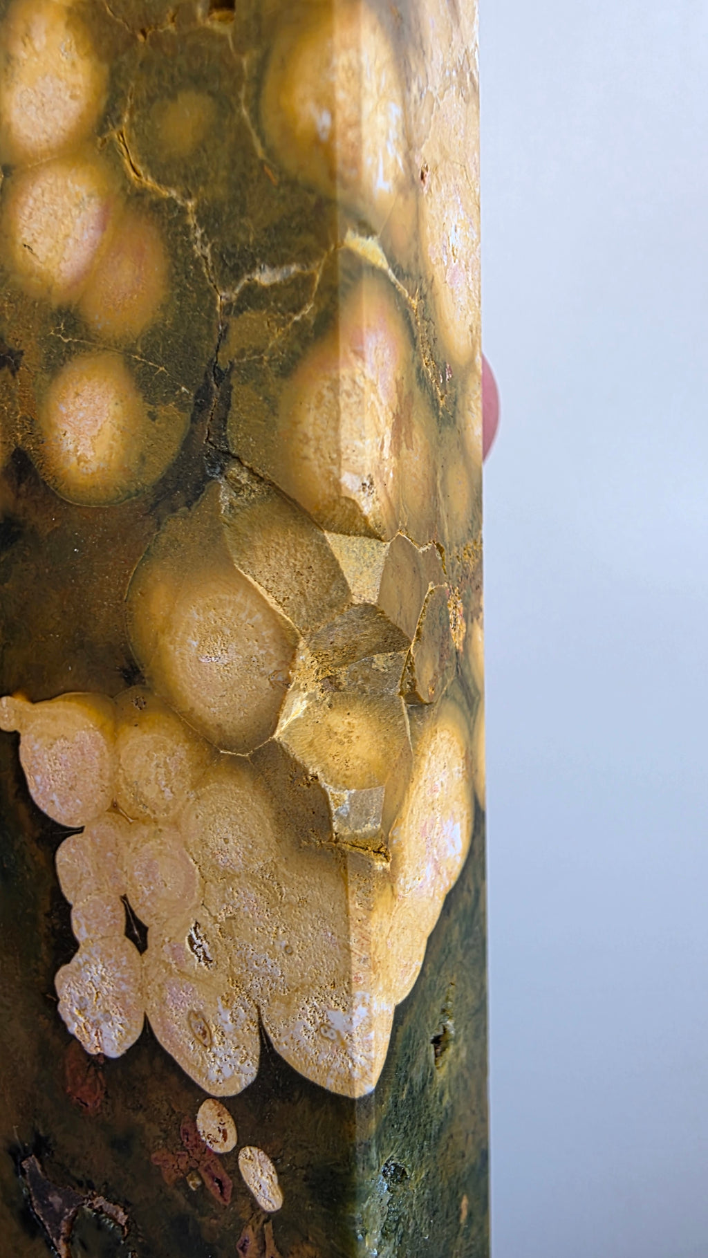 Ocean Jasper Tower – "Perfectly Imperfect" Crystal Point (18 cm, 299g)