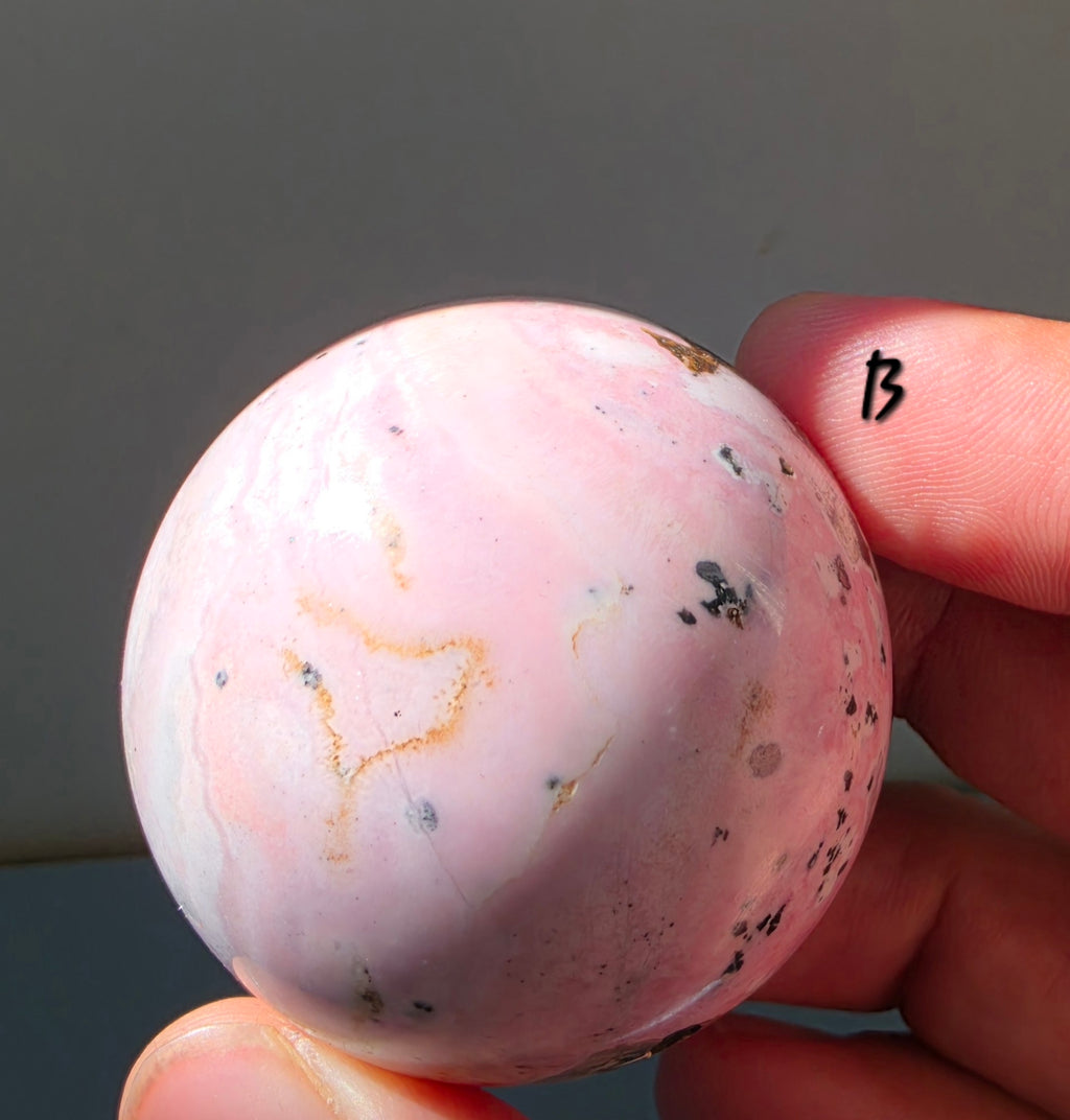 Puruvian Rhodonite Spheres