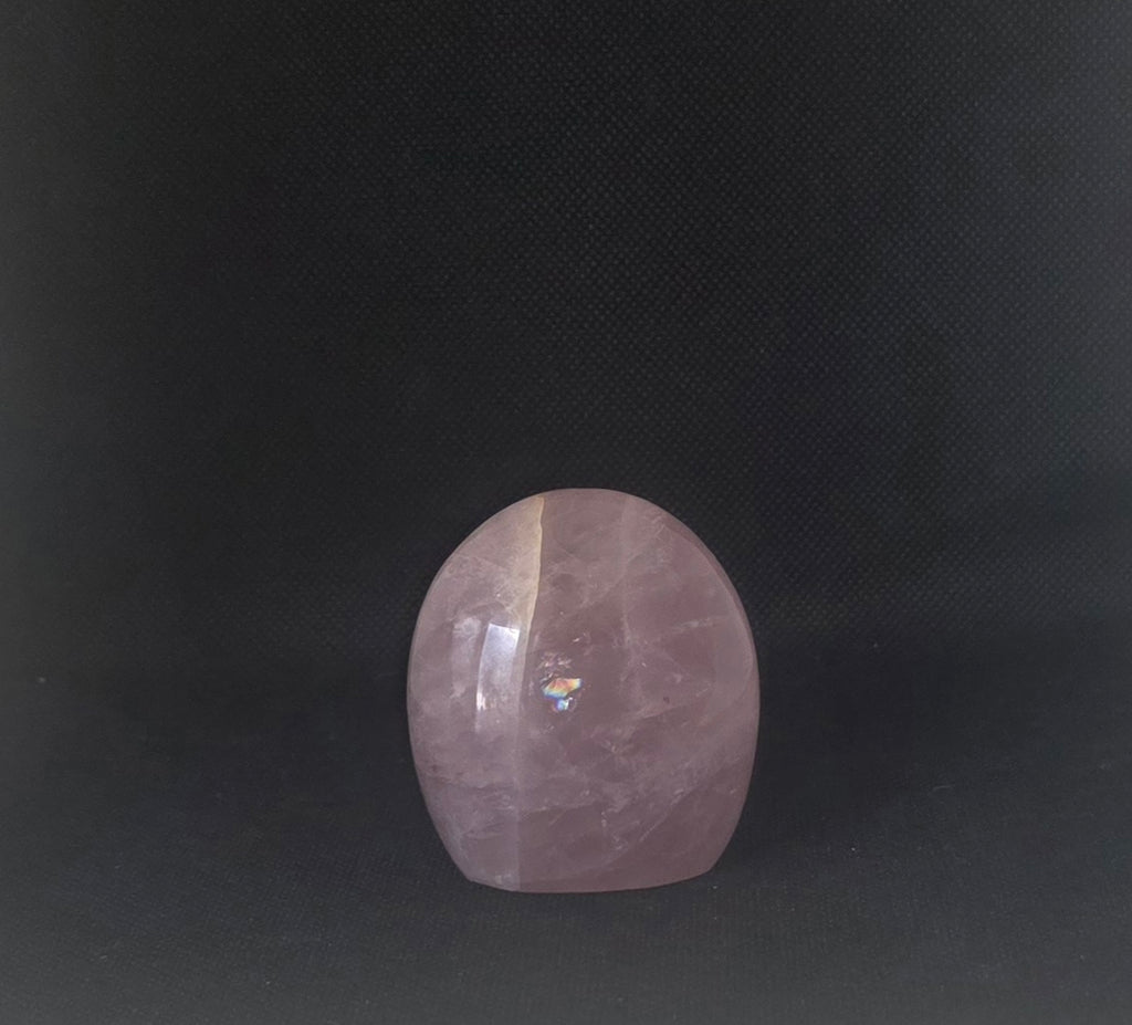 Polished Rose Quartz Freeform Crystal - Pocket Standing Stone (167g)