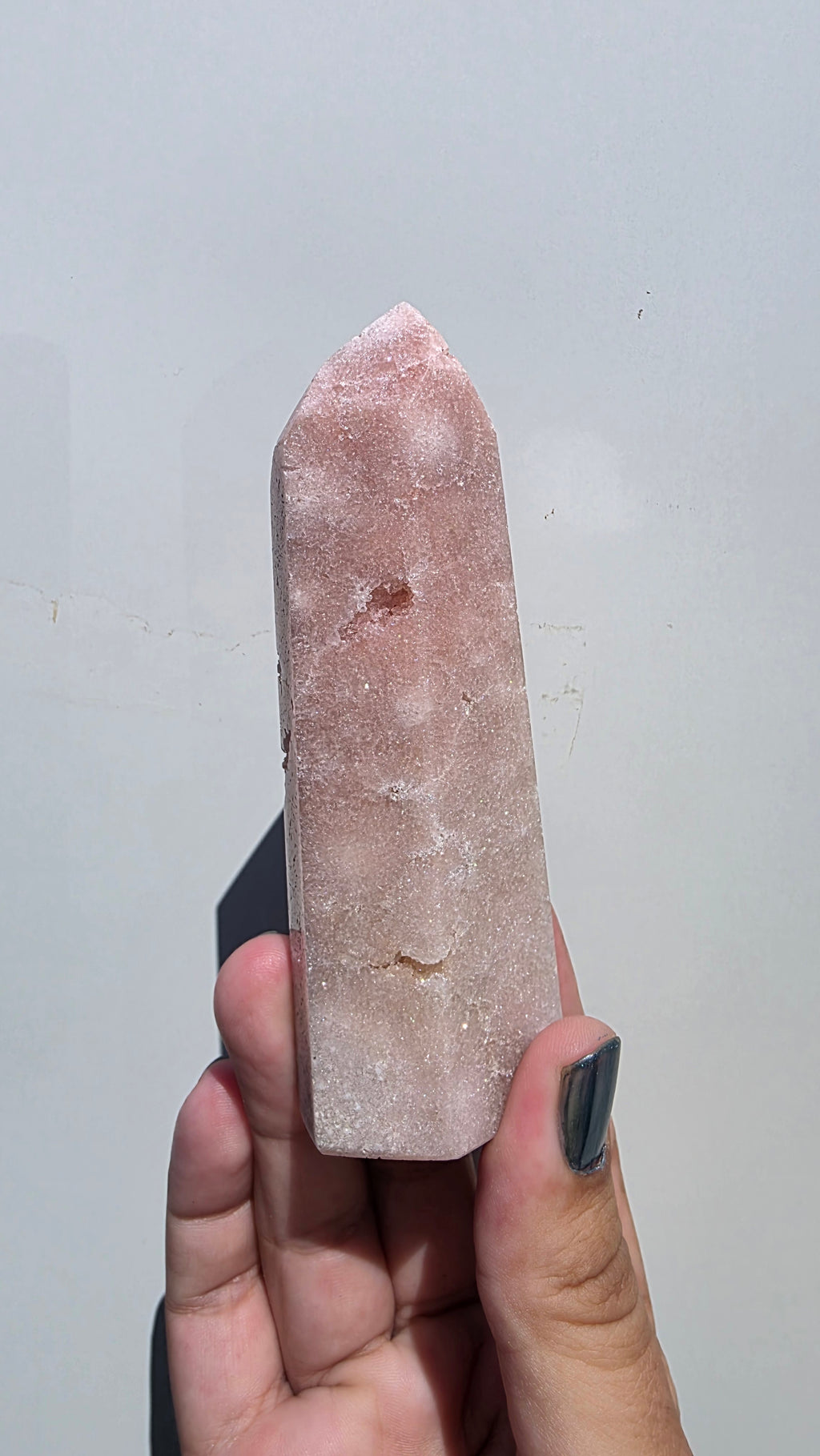 Natural Pink Amethyst Crystal Tower Point – Choose Your Unique Piece