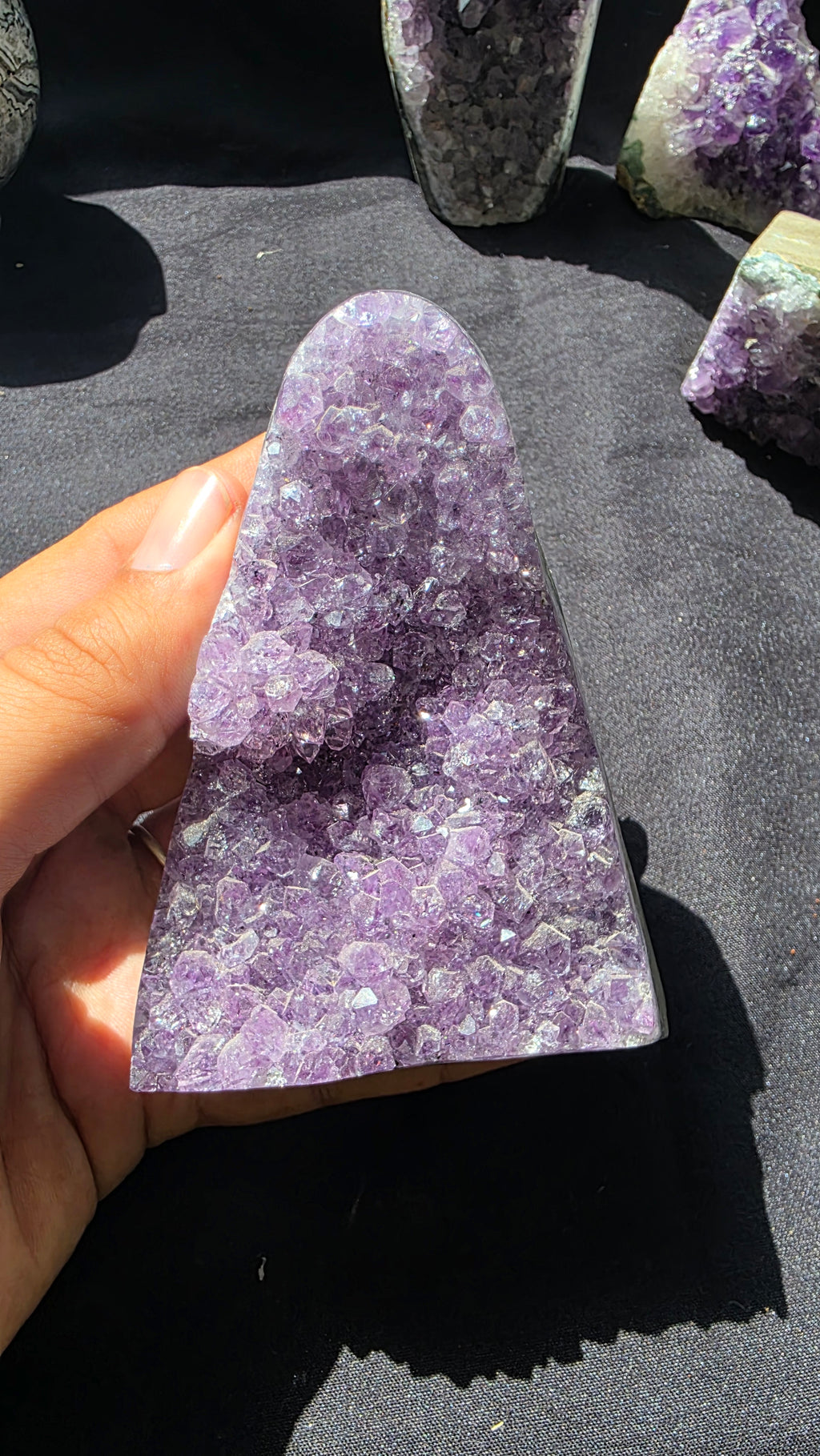 Natural Amethyst Cut Base Clusters - Choose Your Size