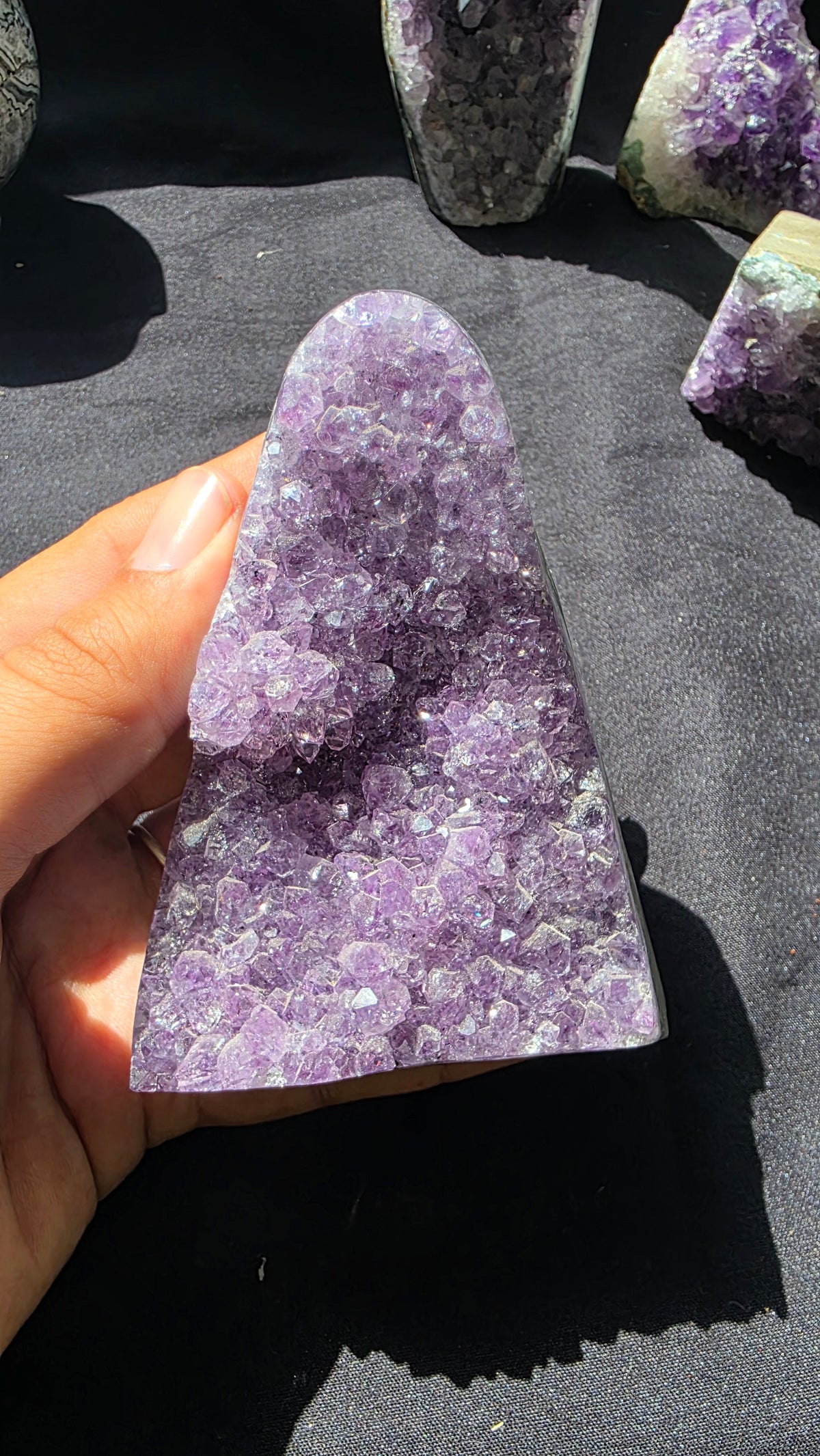 Natural Amethyst Cut Base Clusters - Choose Your Size