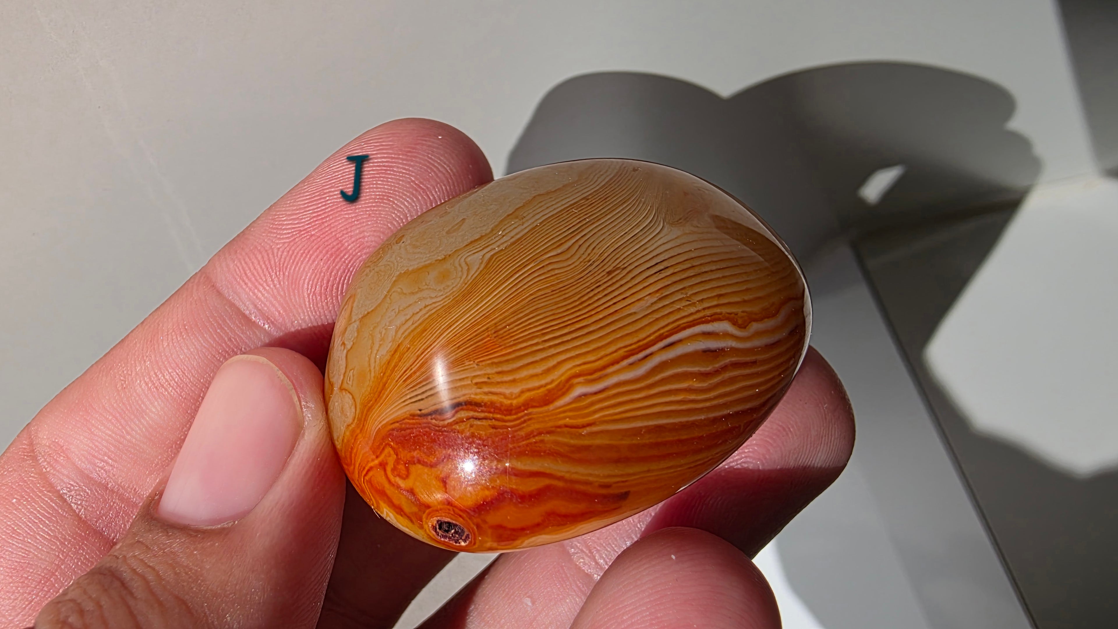Sardonyx Palm Stones