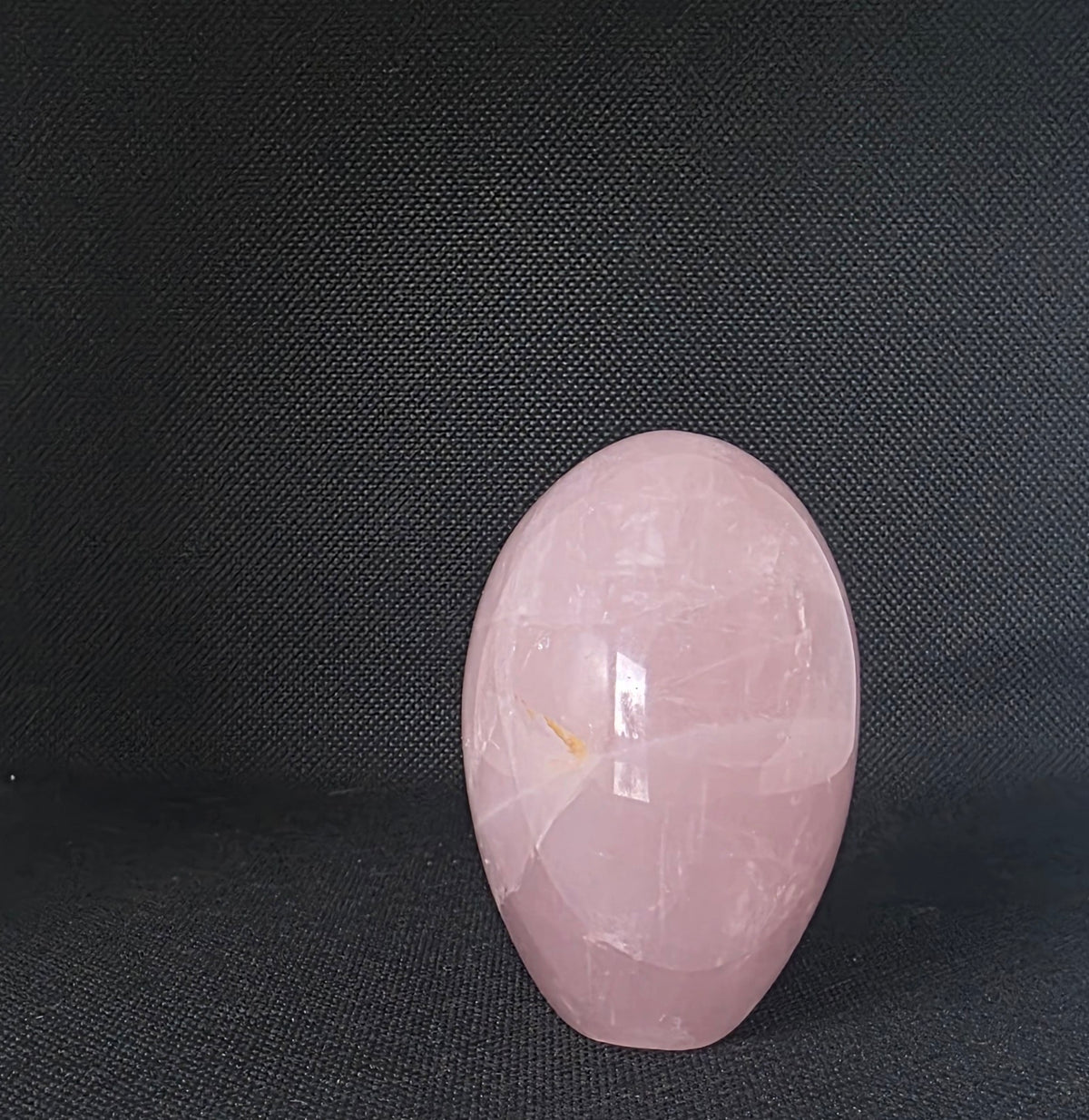 Natural Rose Quartz Polished Freeform Crystal – 314g Standing Mineral Specimen