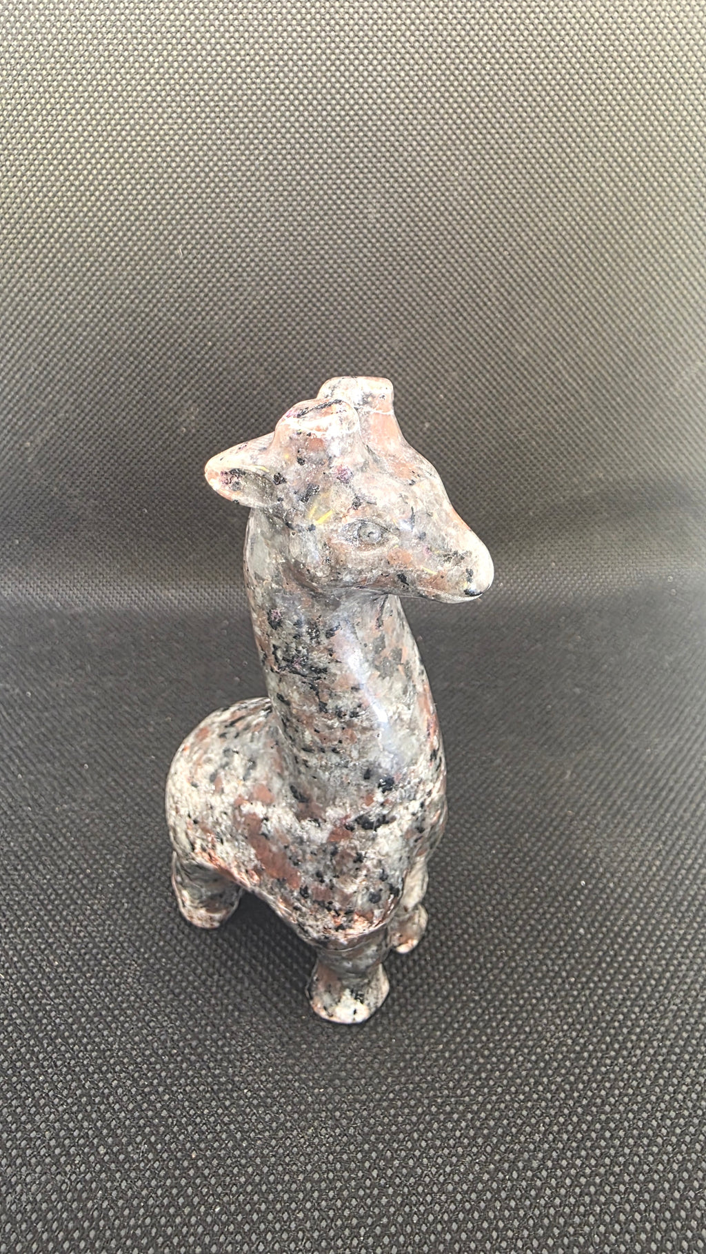 Hand-Carved Crystal Giraffes – Natural Gemstone Animal Totem