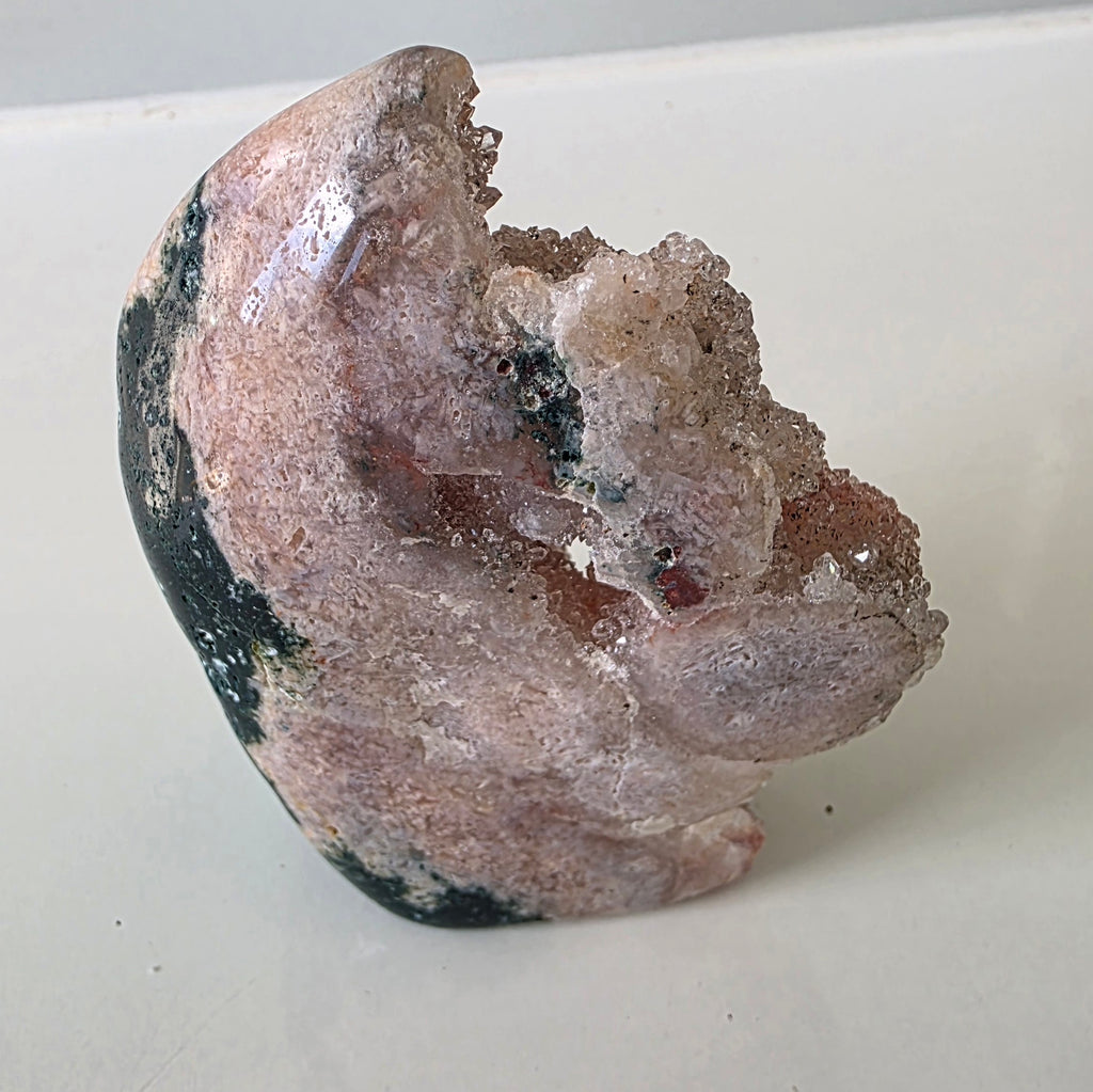 Captivating Brazilian Pink Amethyst Freeform Crystal (239g)