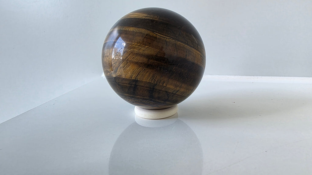 Natural Tiger’s Eye Crystal Sphere (62mm)