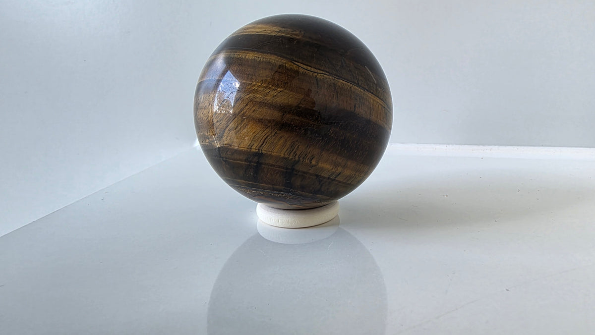 Natural Tiger’s Eye Crystal Sphere (62mm)