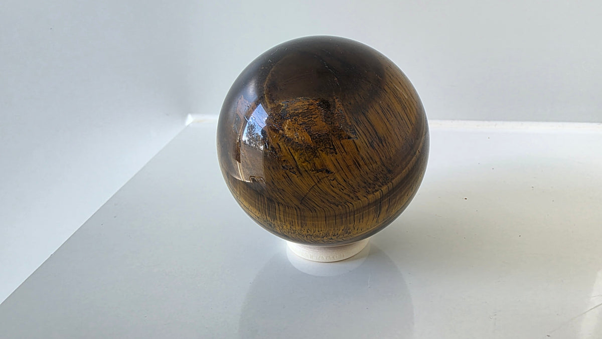 Natural Tiger’s Eye Crystal Sphere (62mm)