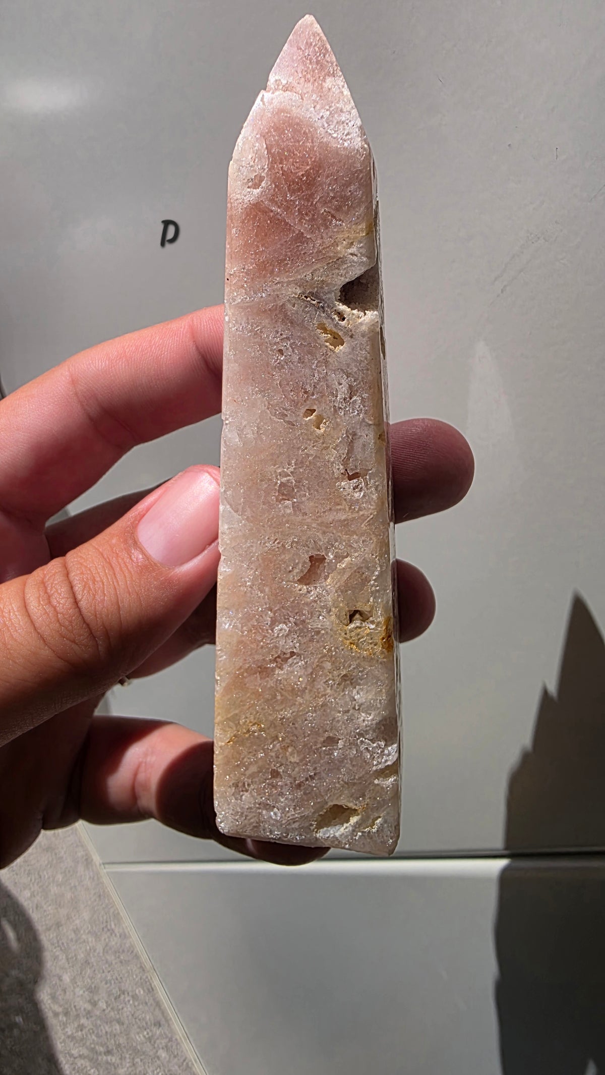 Brazilian Pink Amethyst Druzy Points