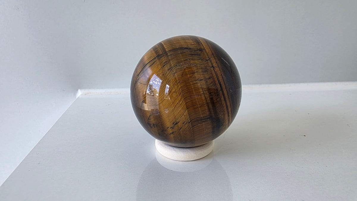 Natural Tiger’s Eye Crystal Sphere (5cm)