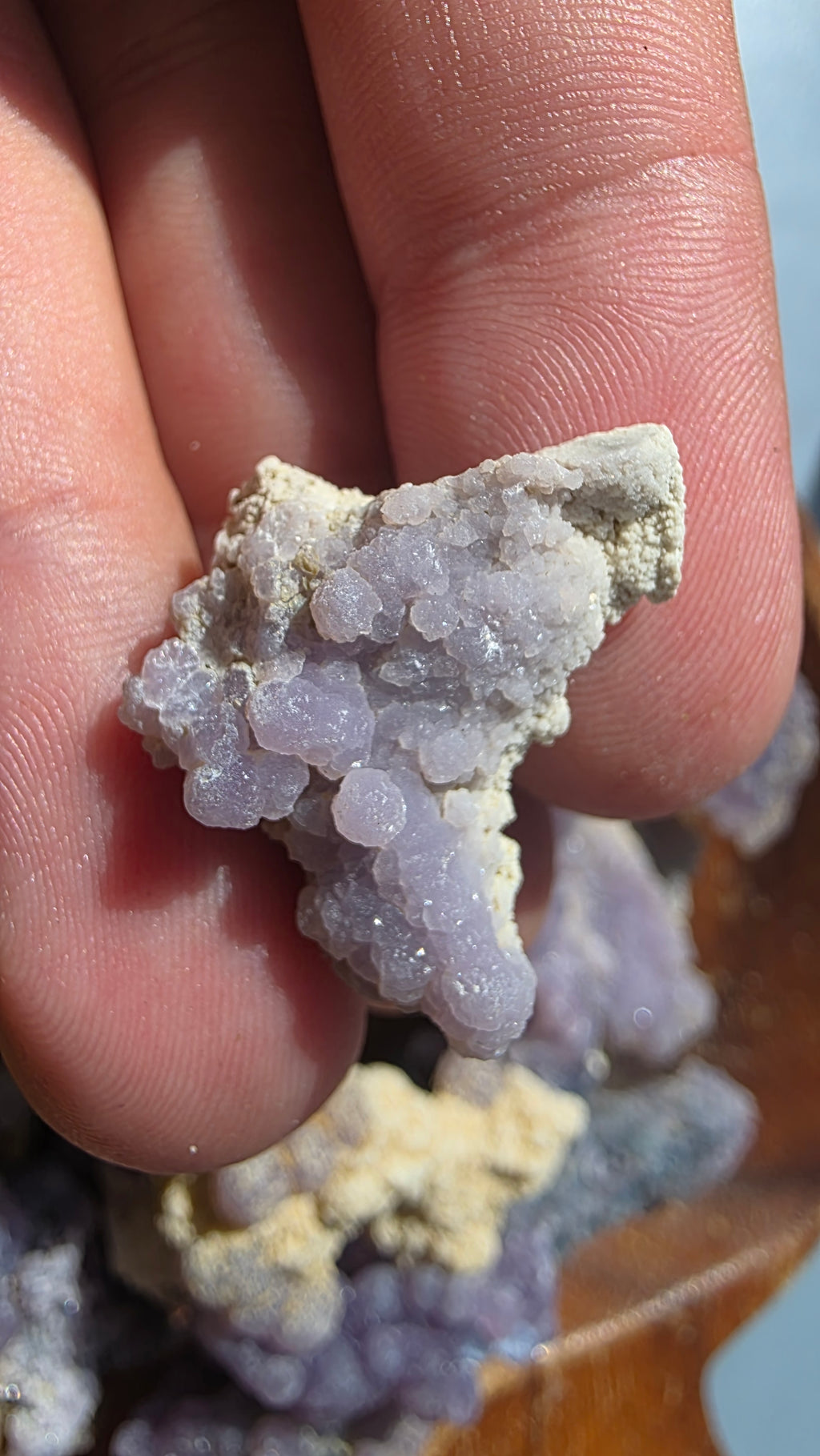 Mini Raw Grape Agate Clusters – Intuitively Chosen