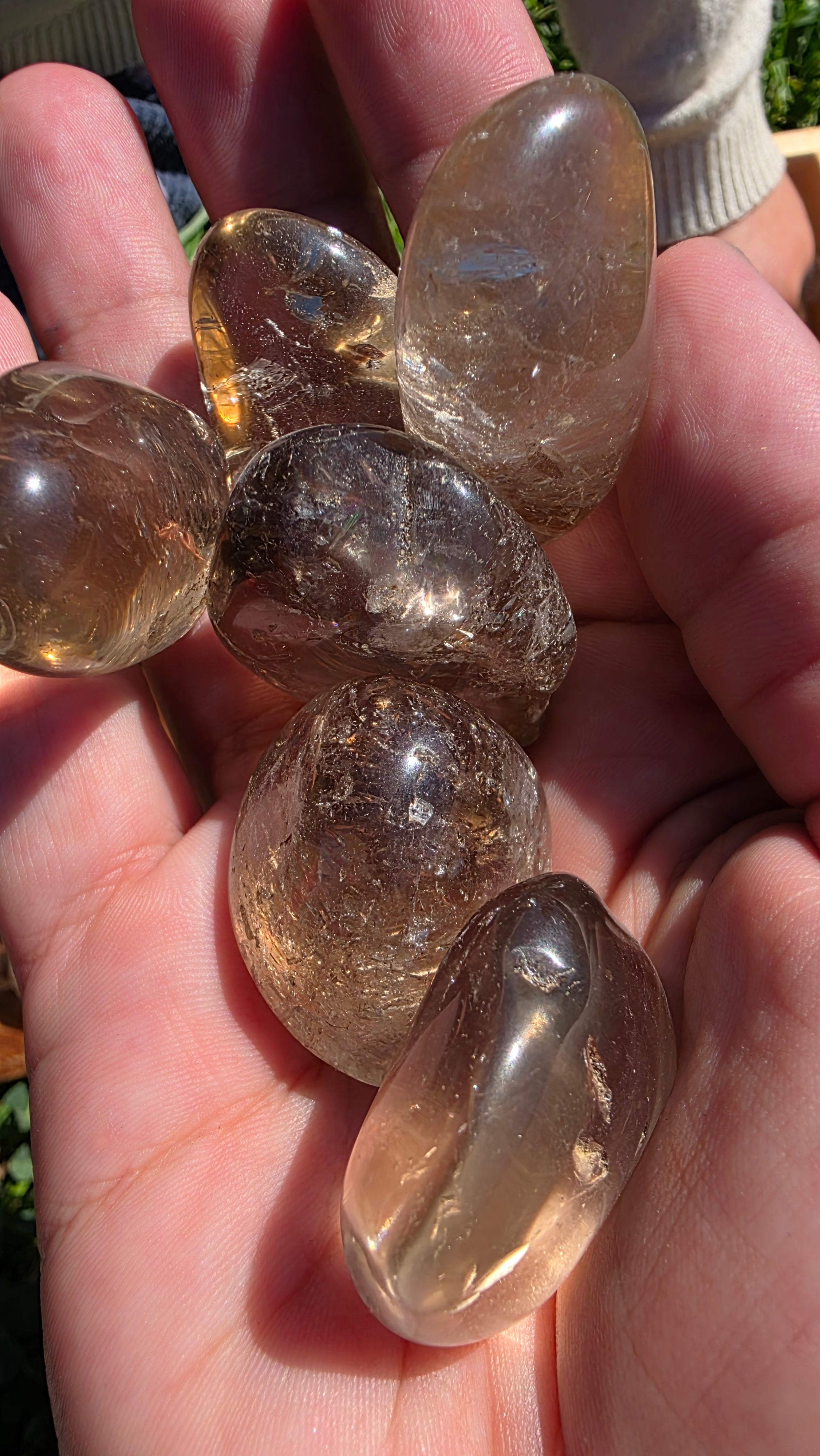 Natural Smokey Quartz Tumblestones (2.5–3.5cm) – Intuitively Chosen