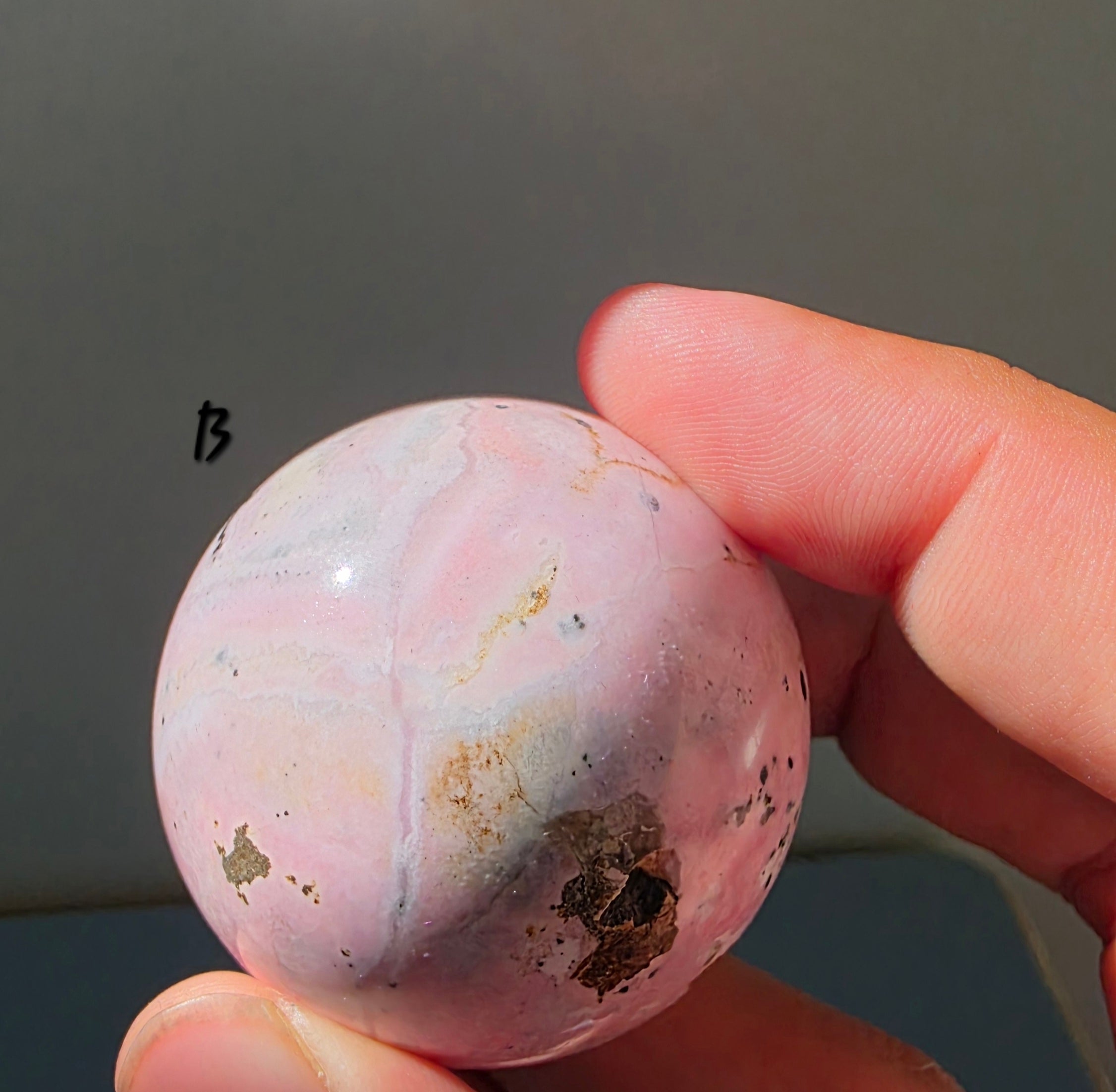 Puruvian Rhodonite Spheres