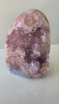 Premium Brazilian Pink Amethyst Cut-Base Geode | 1.5kg Statement Crystal