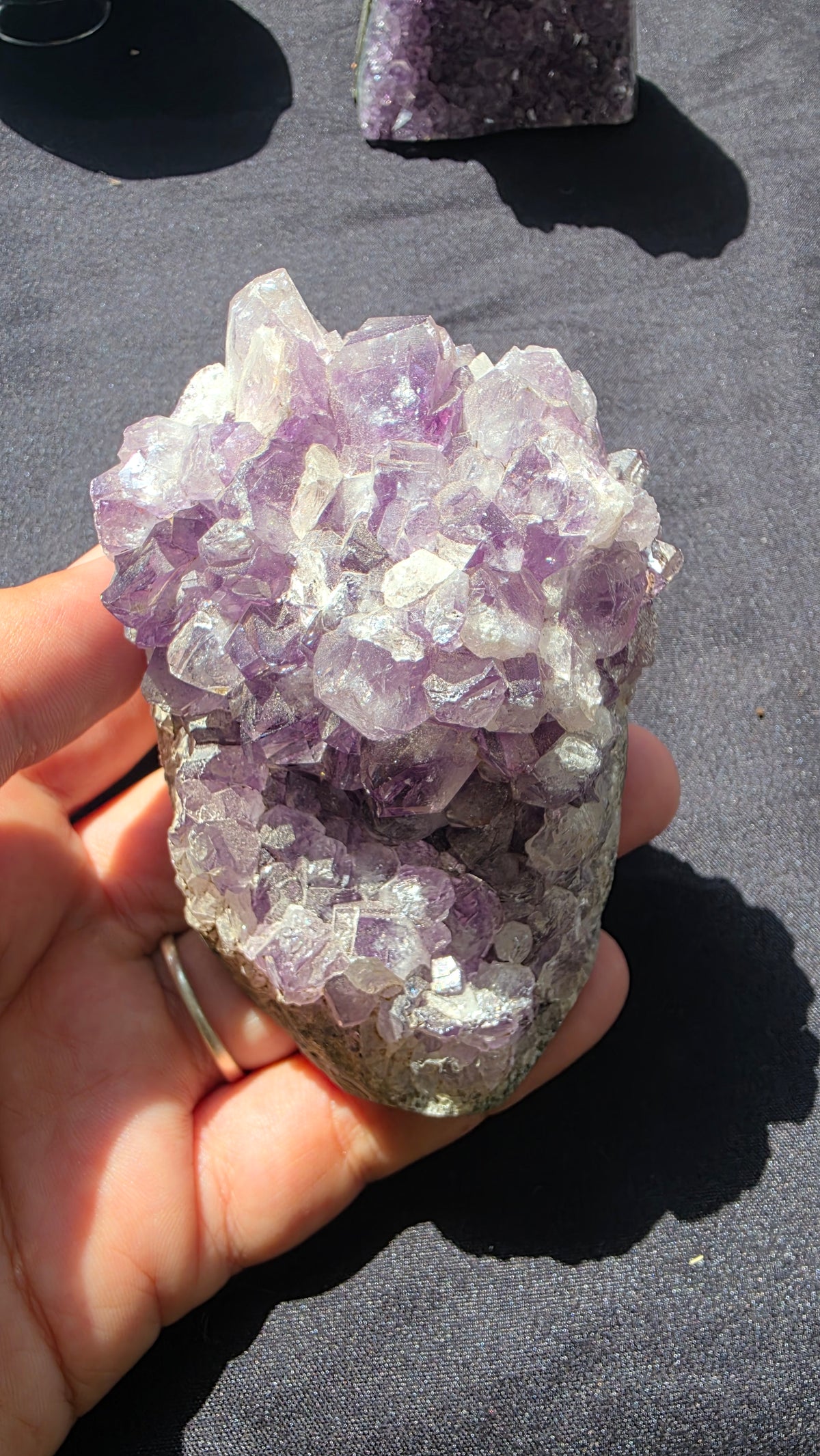 Natural Amethyst Cut Base Clusters - Choose Your Size