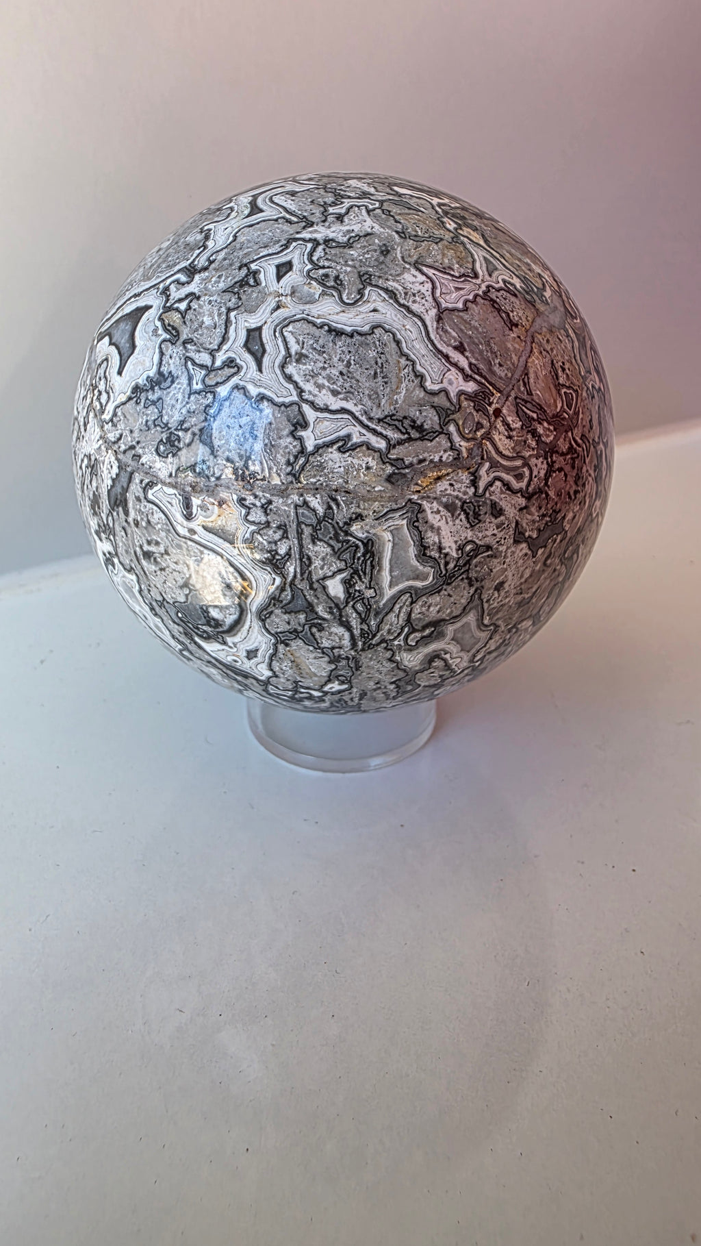 Natural Picasso Jasper Crystal Sphere - 7.5cm / 714g