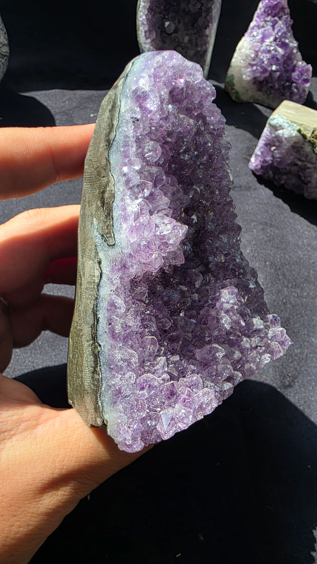 Natural Amethyst Cut Base Clusters - Choose Your Size
