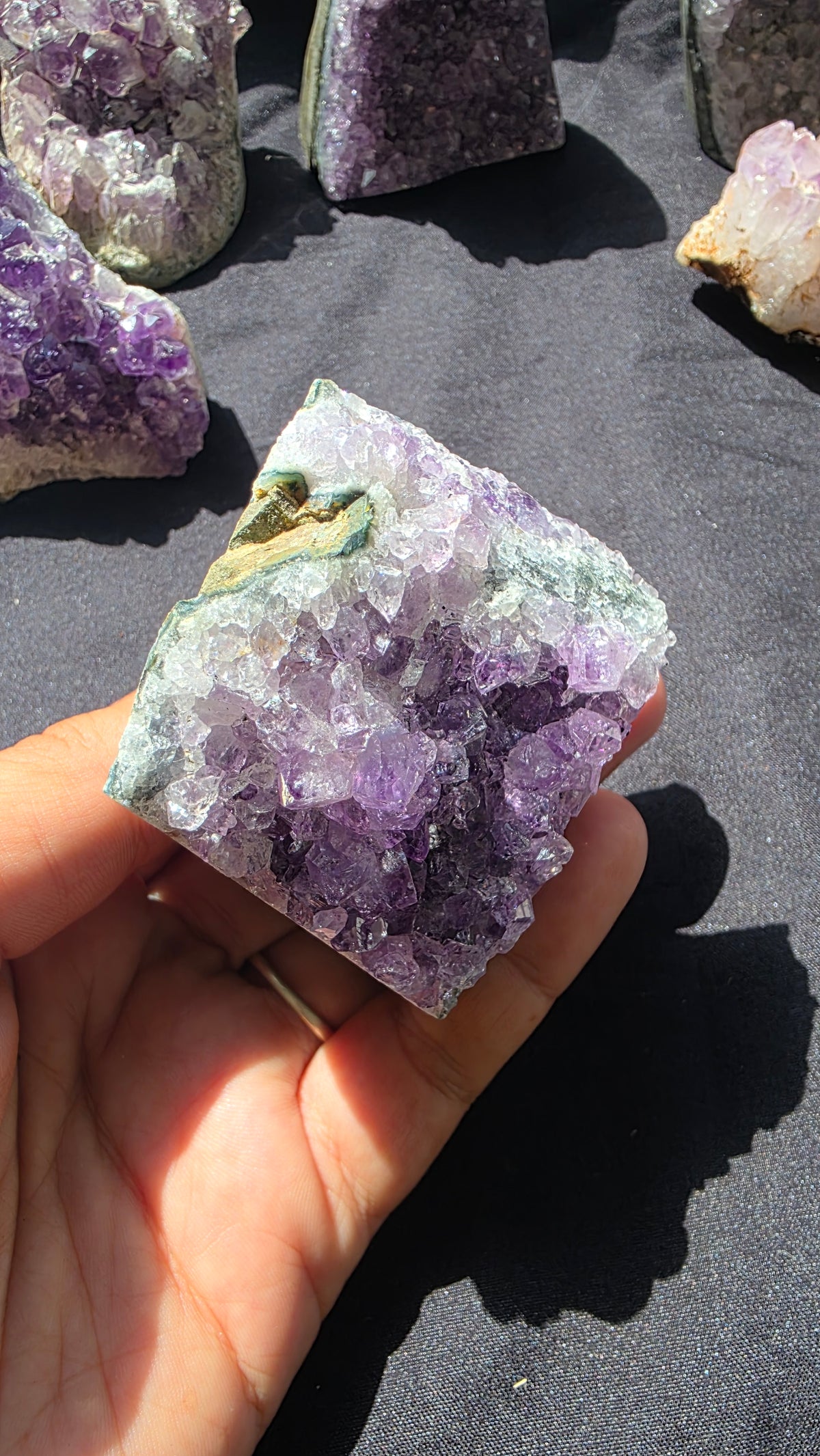 Natural Amethyst Cut Base Clusters - Choose Your Size