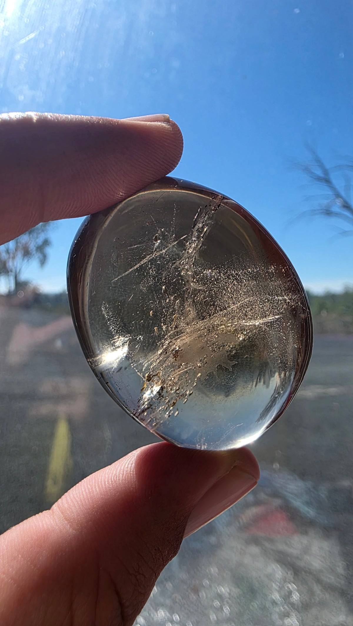 Smokey Quartz Palm Stones – (Intuitively Chosen)
