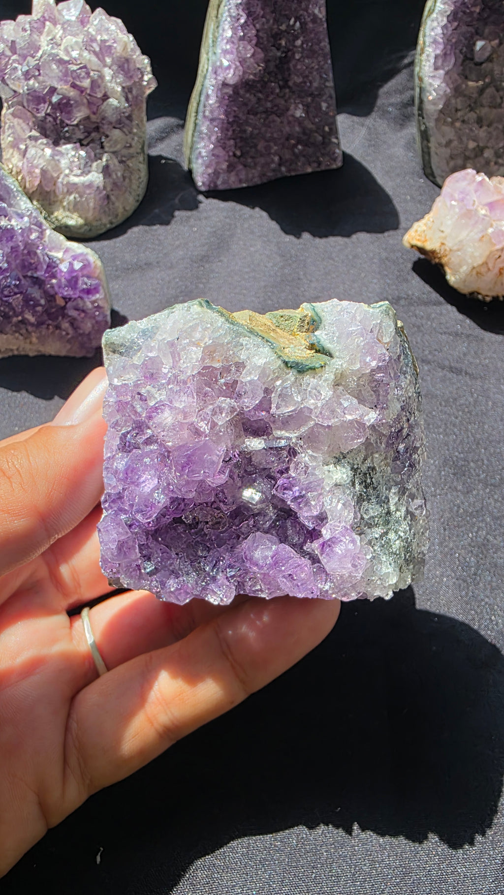Natural Amethyst Cut Base Clusters - Choose Your Size