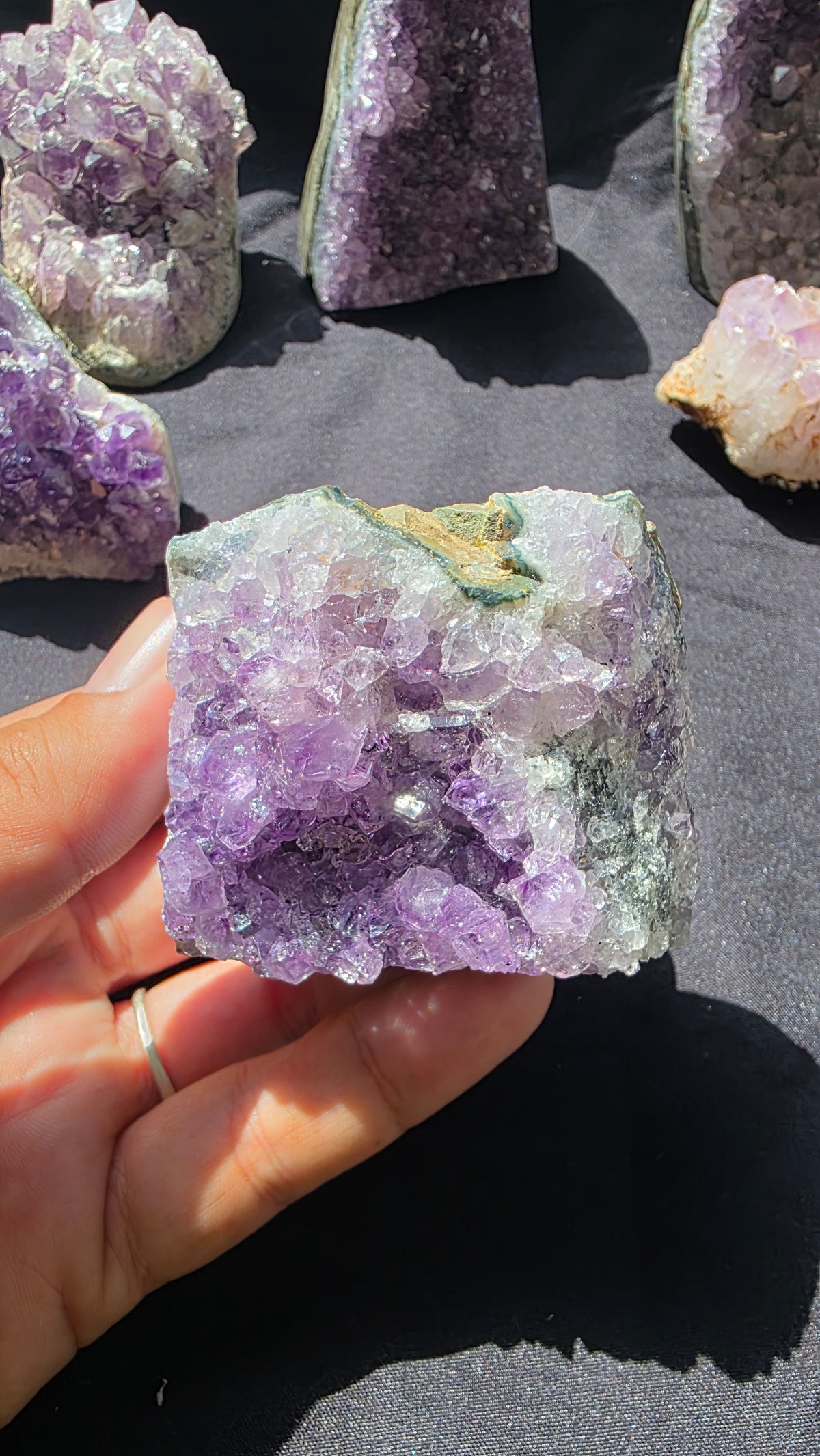 Natural Amethyst Cut Base Clusters - Choose Your Size