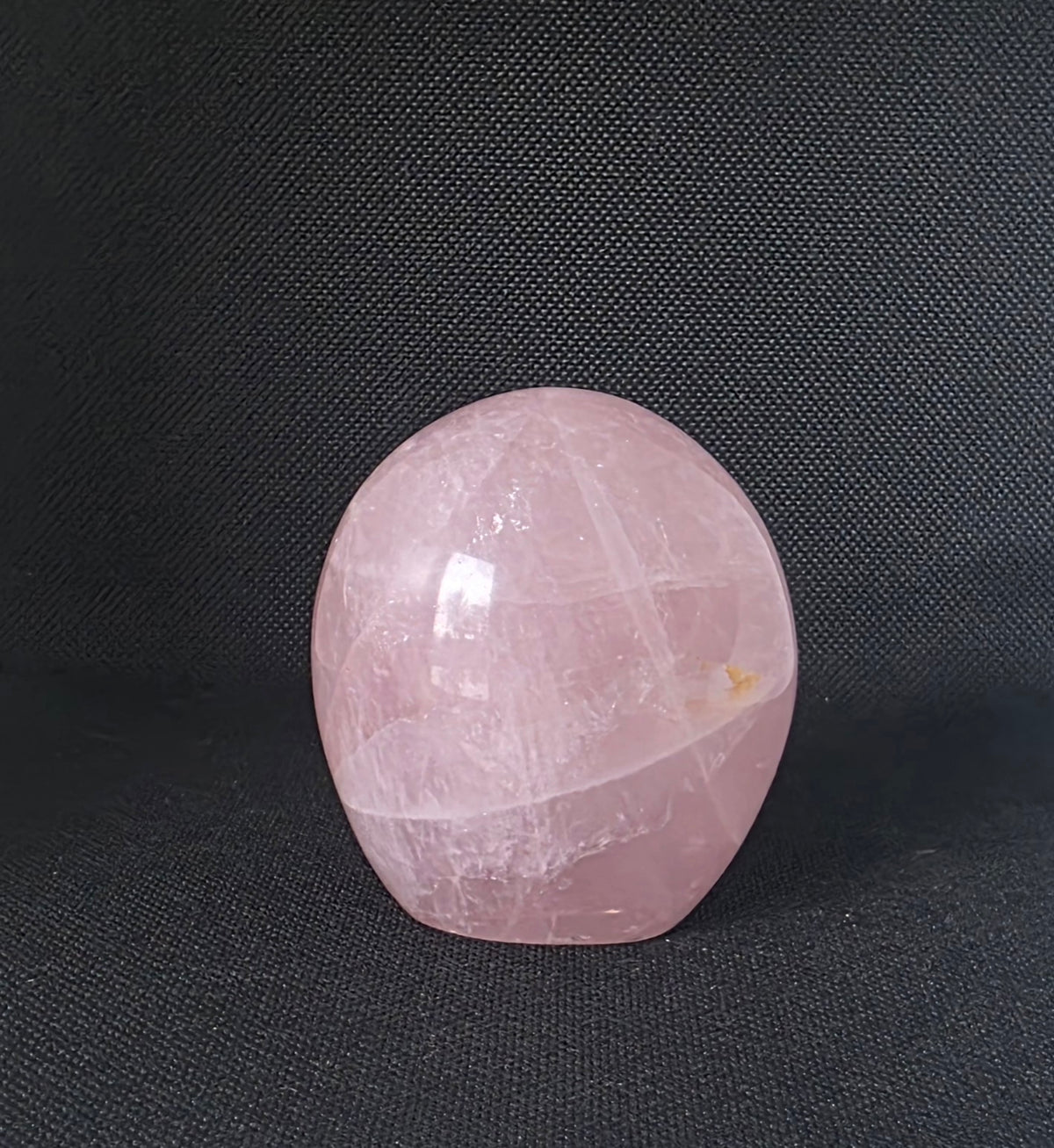 Natural Rose Quartz Polished Freeform Crystal – 314g Standing Mineral Specimen