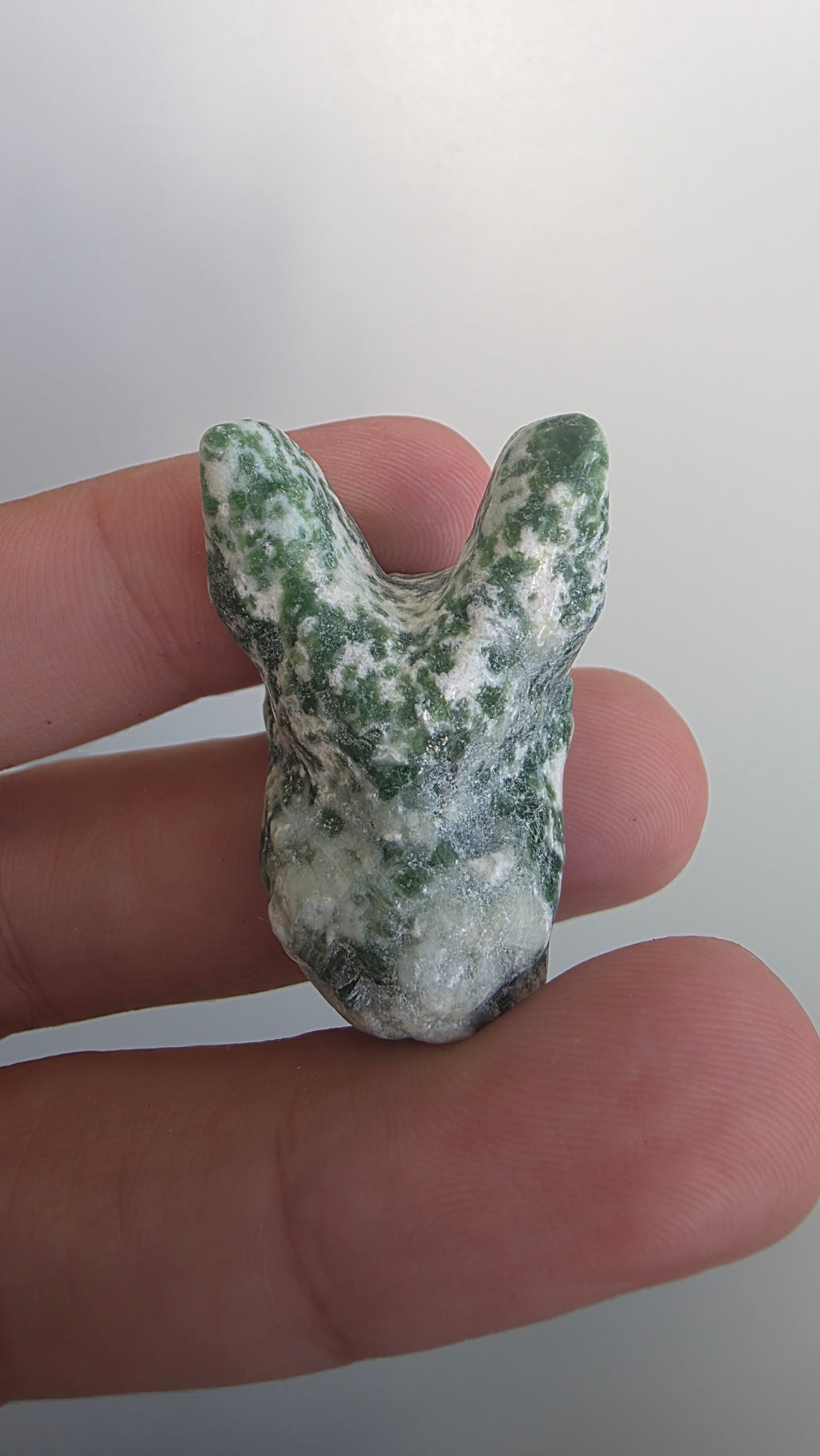 Small Crystal Bat Carvings ~ Rose Quartz ~ Green Aventurine ~ Tree Agate