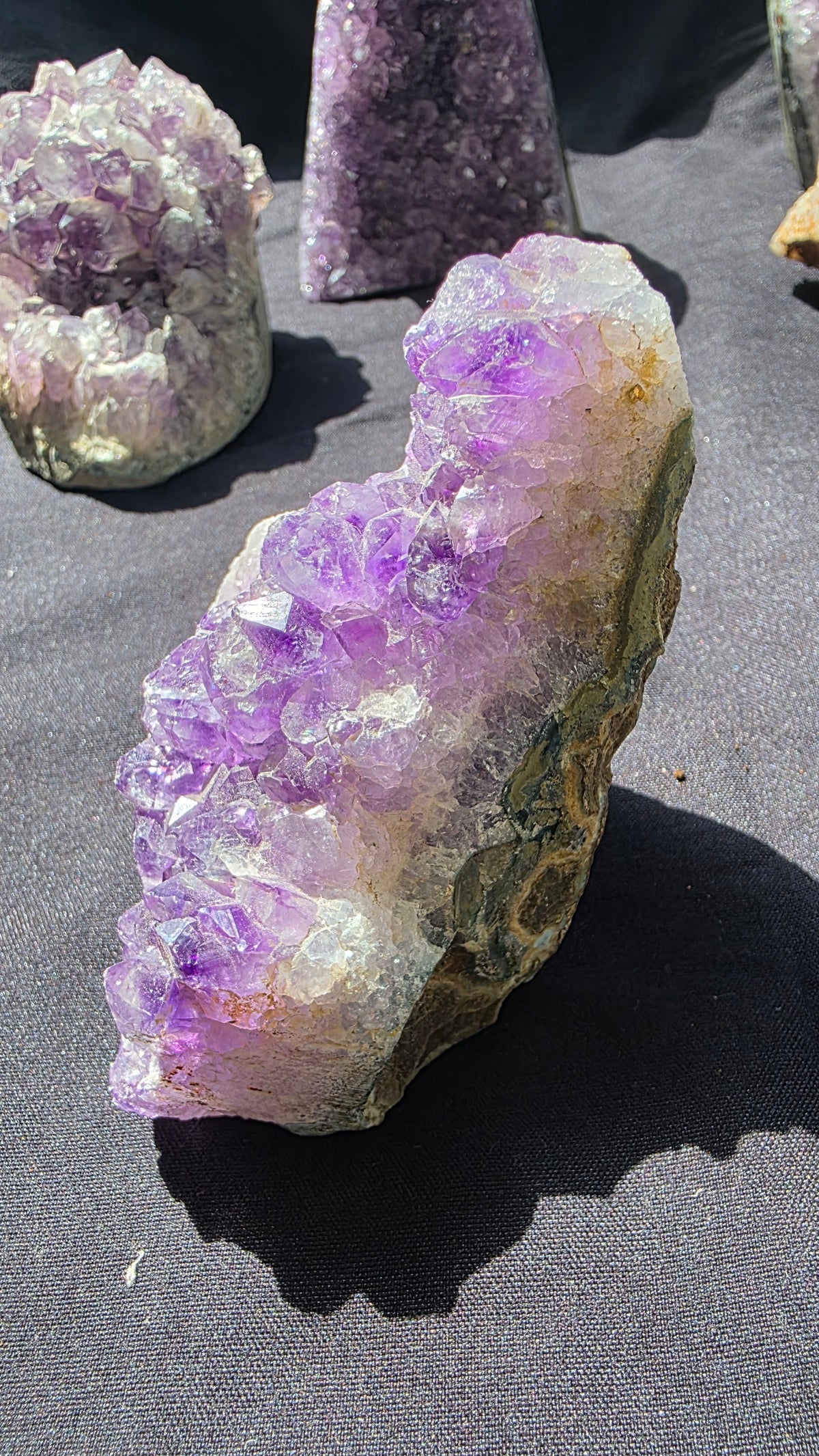 Natural Amethyst Cut Base Clusters - Choose Your Size