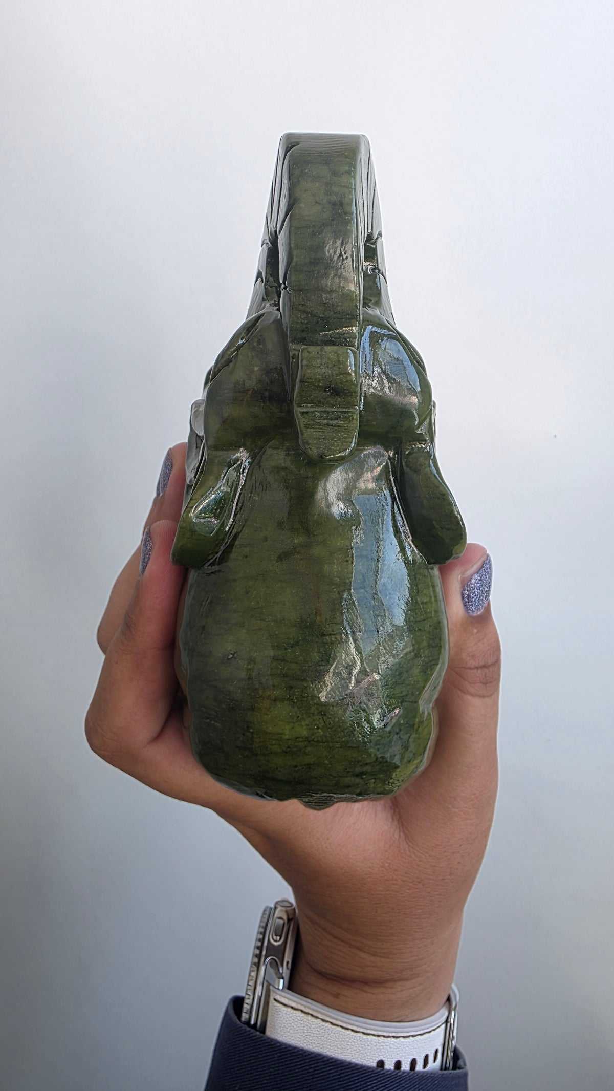 Carved Serpentine Elephant – Intuitively Chosen 1.2kgs