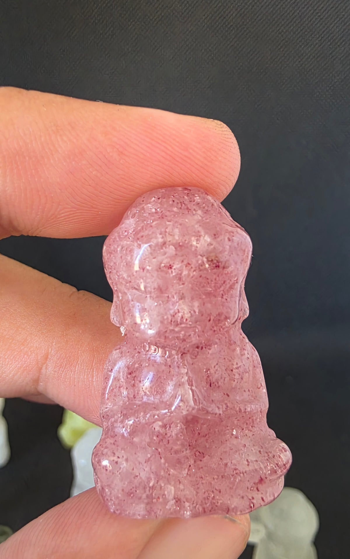 Mini Crystal Baby Buddha Statues (3cm)