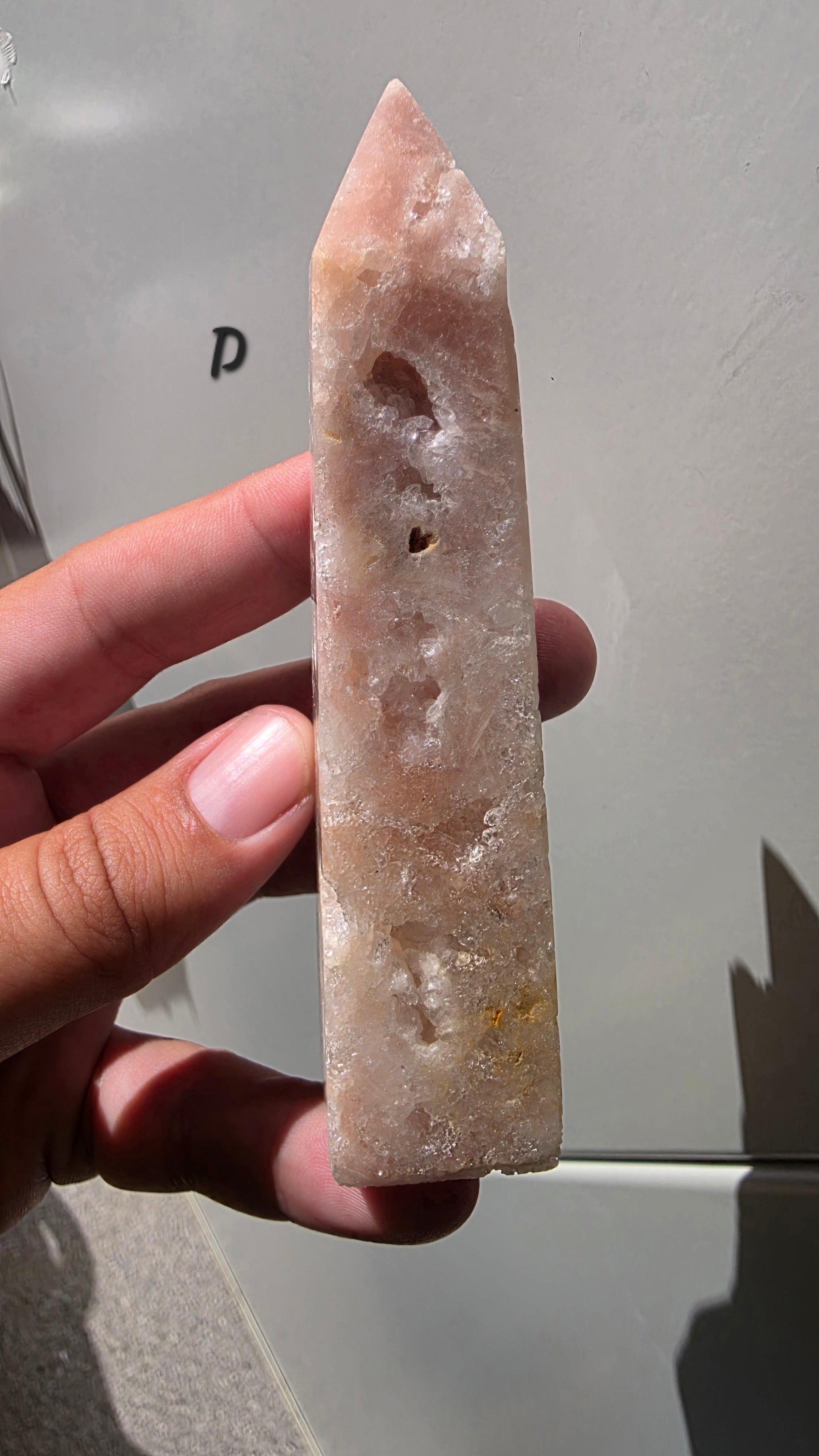 Brazilian Pink Amethyst Druzy Points