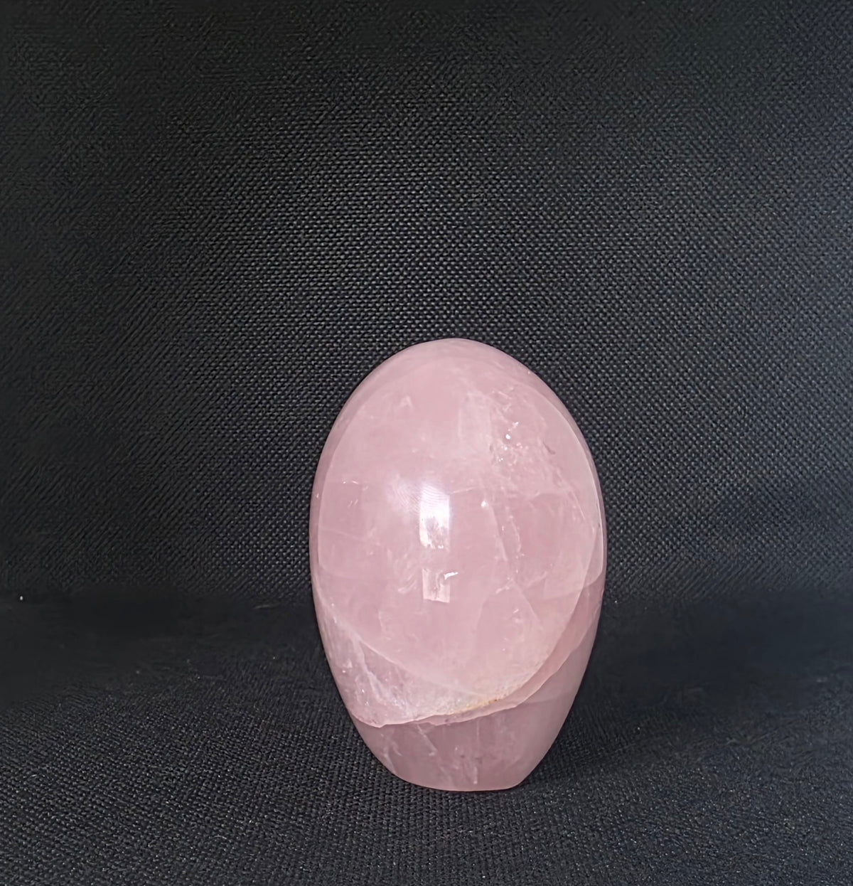 Natural Rose Quartz Polished Freeform Crystal – 314g Standing Mineral Specimen
