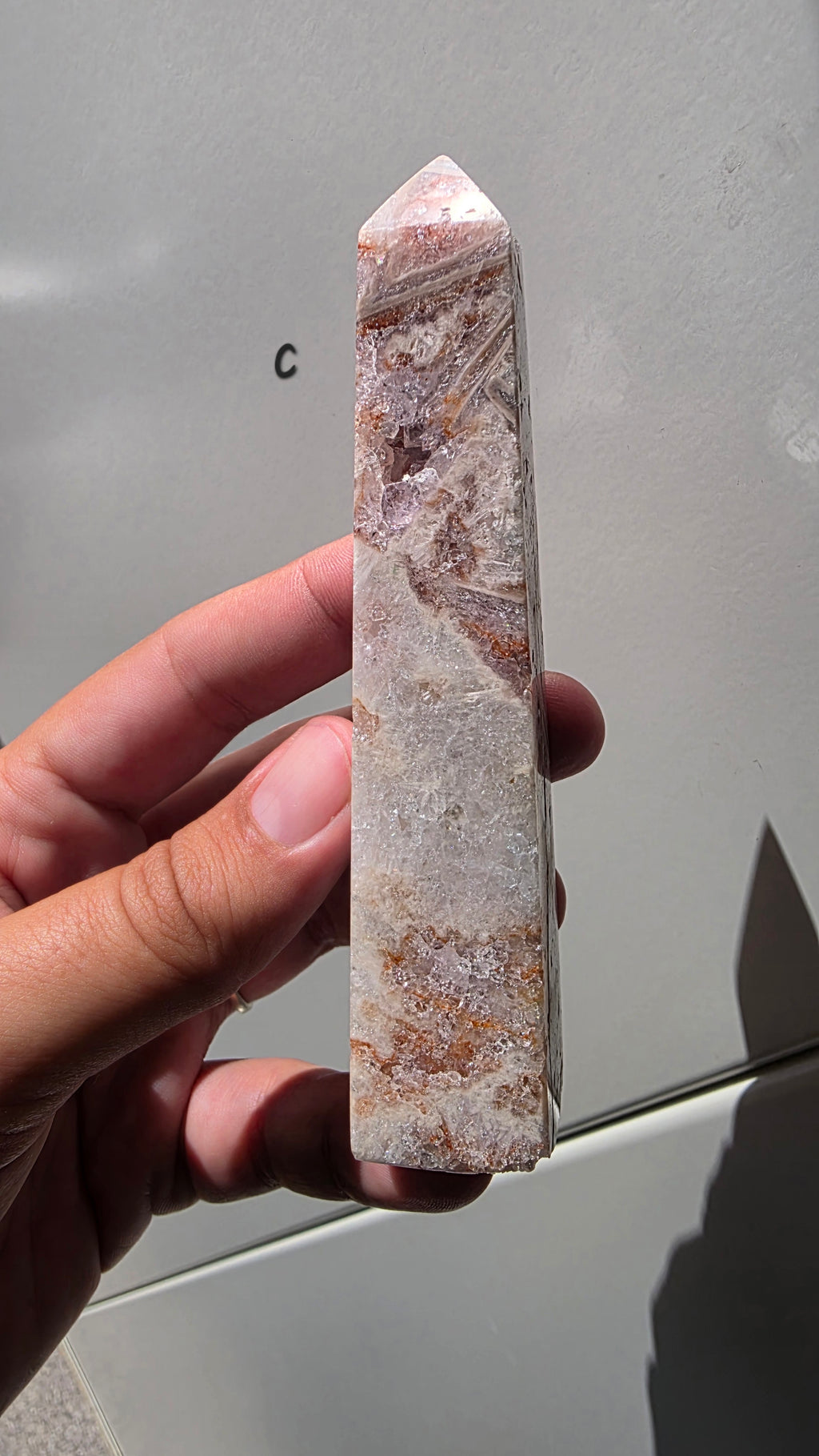 Brazilian Pink Amethyst Druzy Points