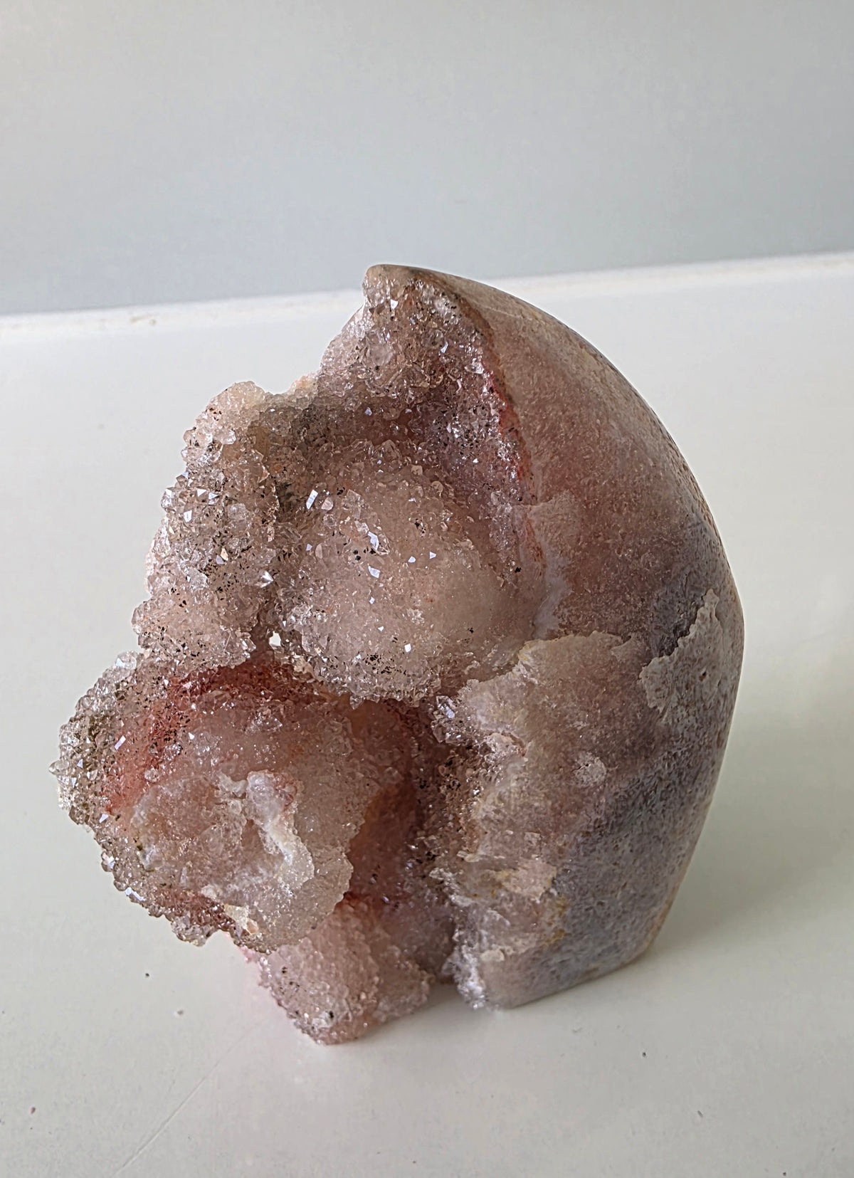 Captivating Brazilian Pink Amethyst Freeform Crystal (239g)