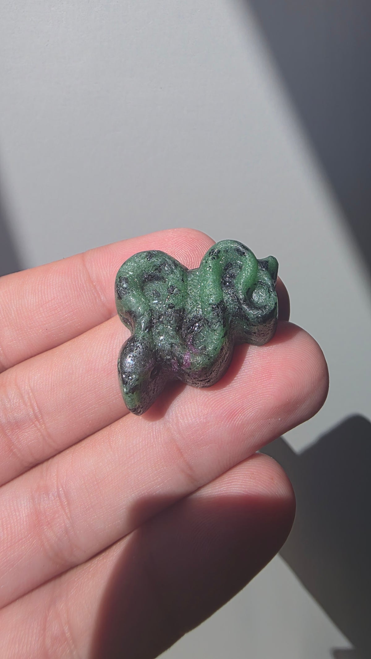 Mini Crystal Carved Snakes – Hand-Carved Gemstones